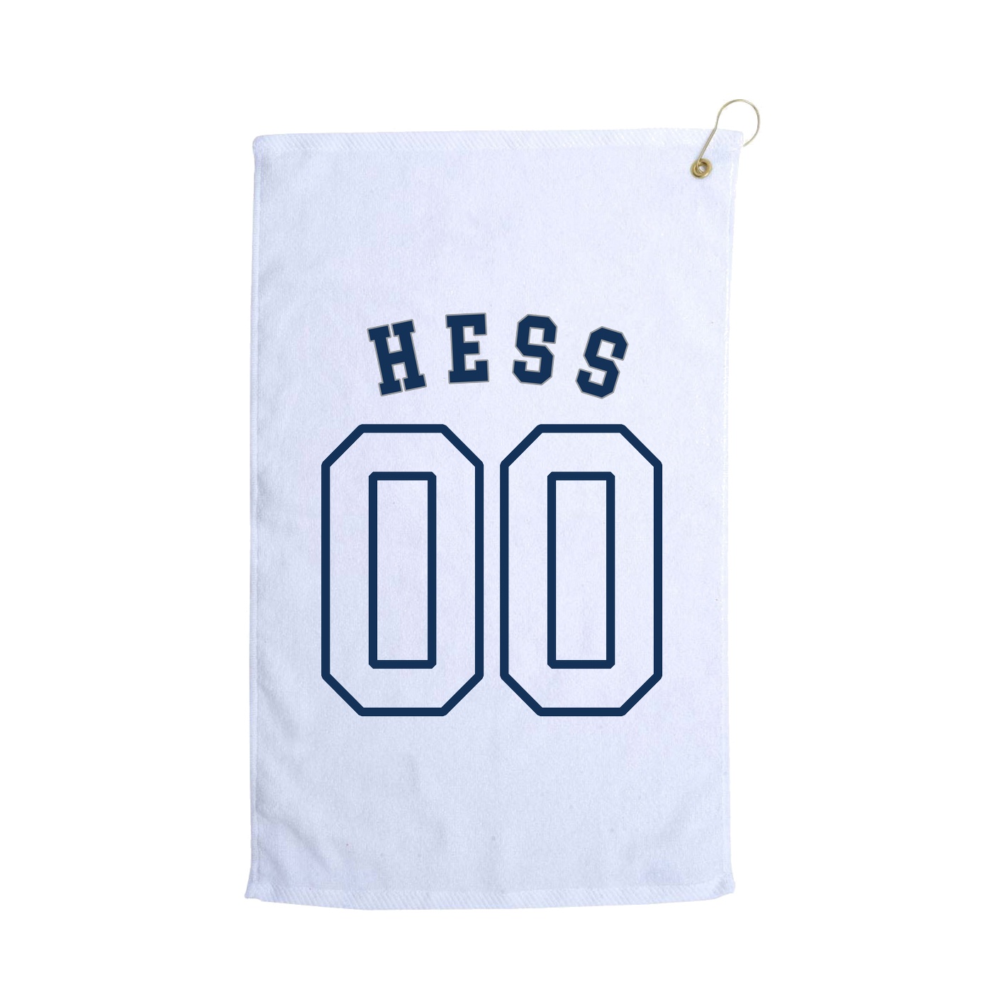 Golf Towel — Shirsey Arch in White