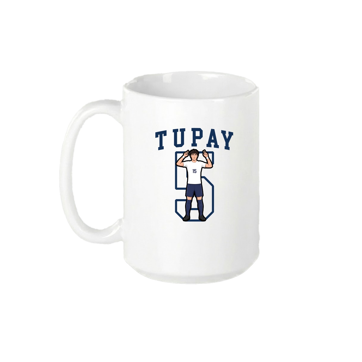 15oz Coffee Mug — Shirsey in White
