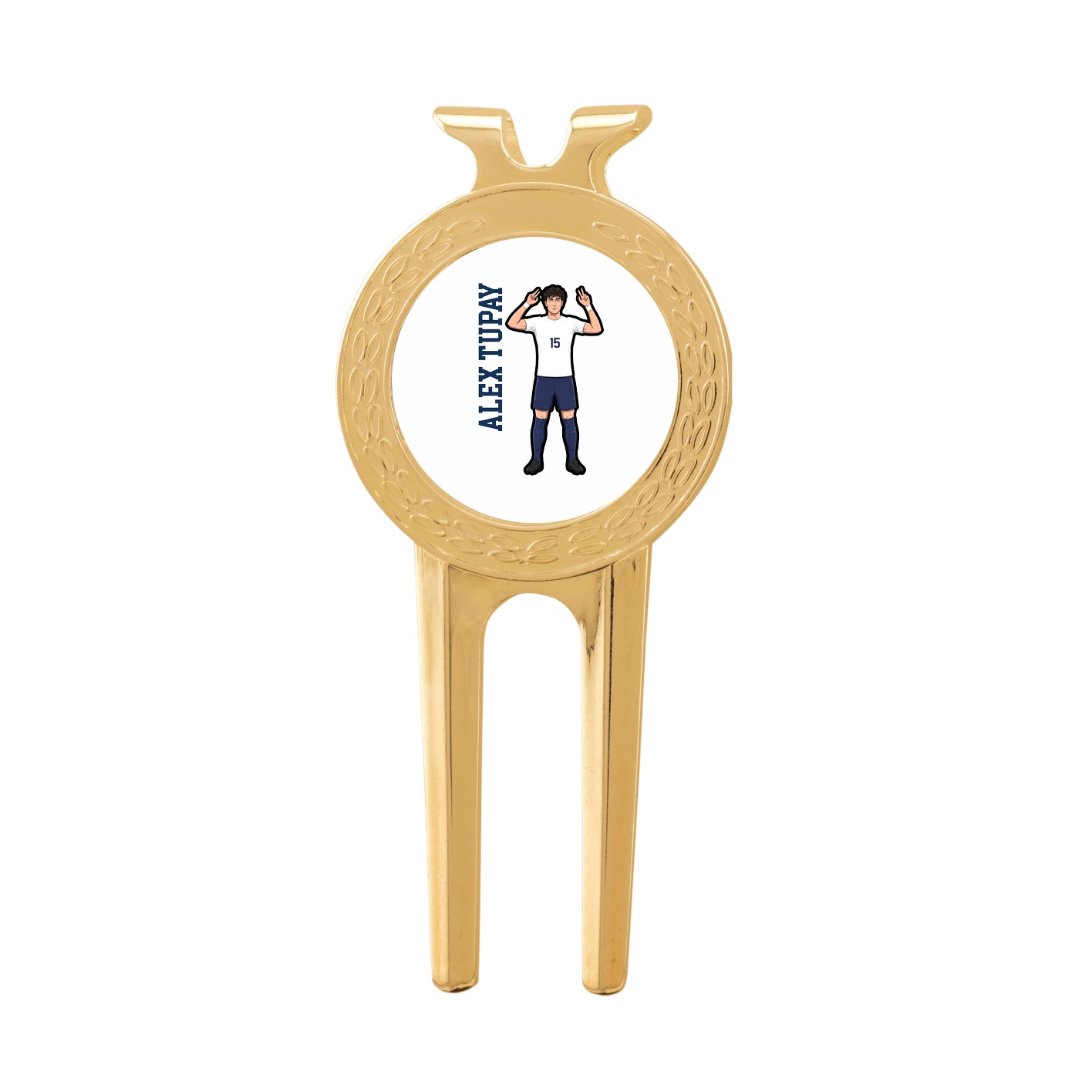 Divot Tool with Ball Marker — Name Vertical in Classic