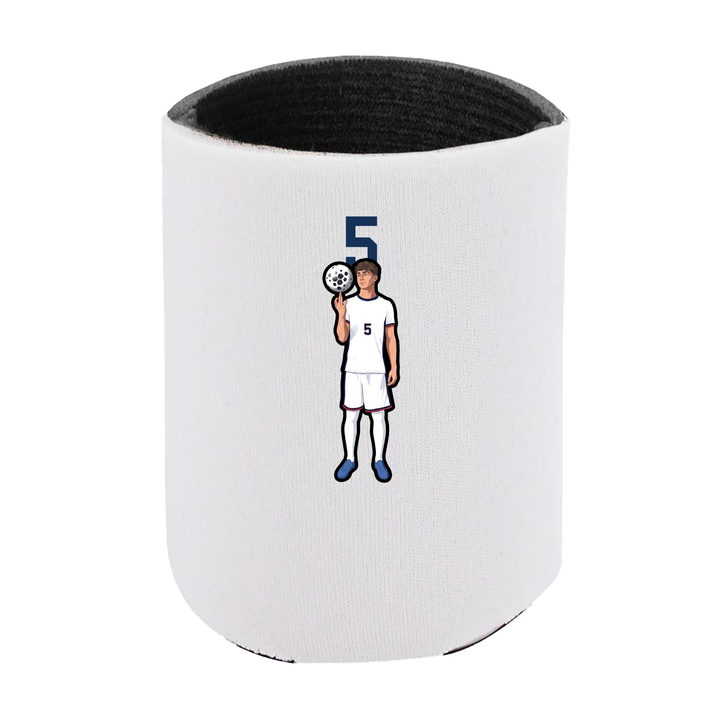 Can Holder — Number Top in White