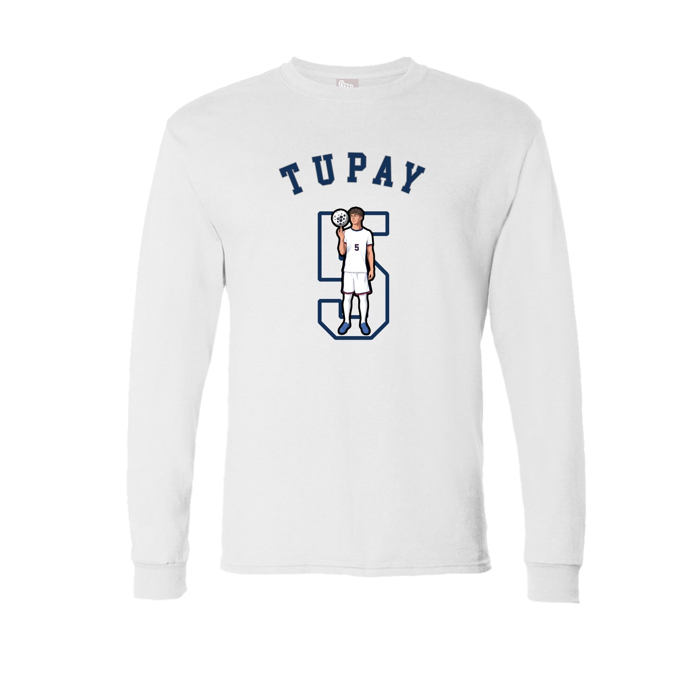 Long Sleeve Tee — Shirsey Arch in White
