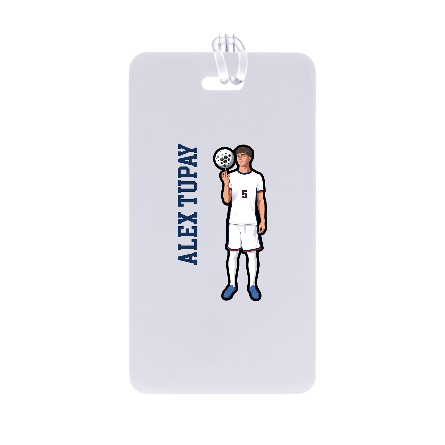 Bag Tag — Name Vertical in Classic