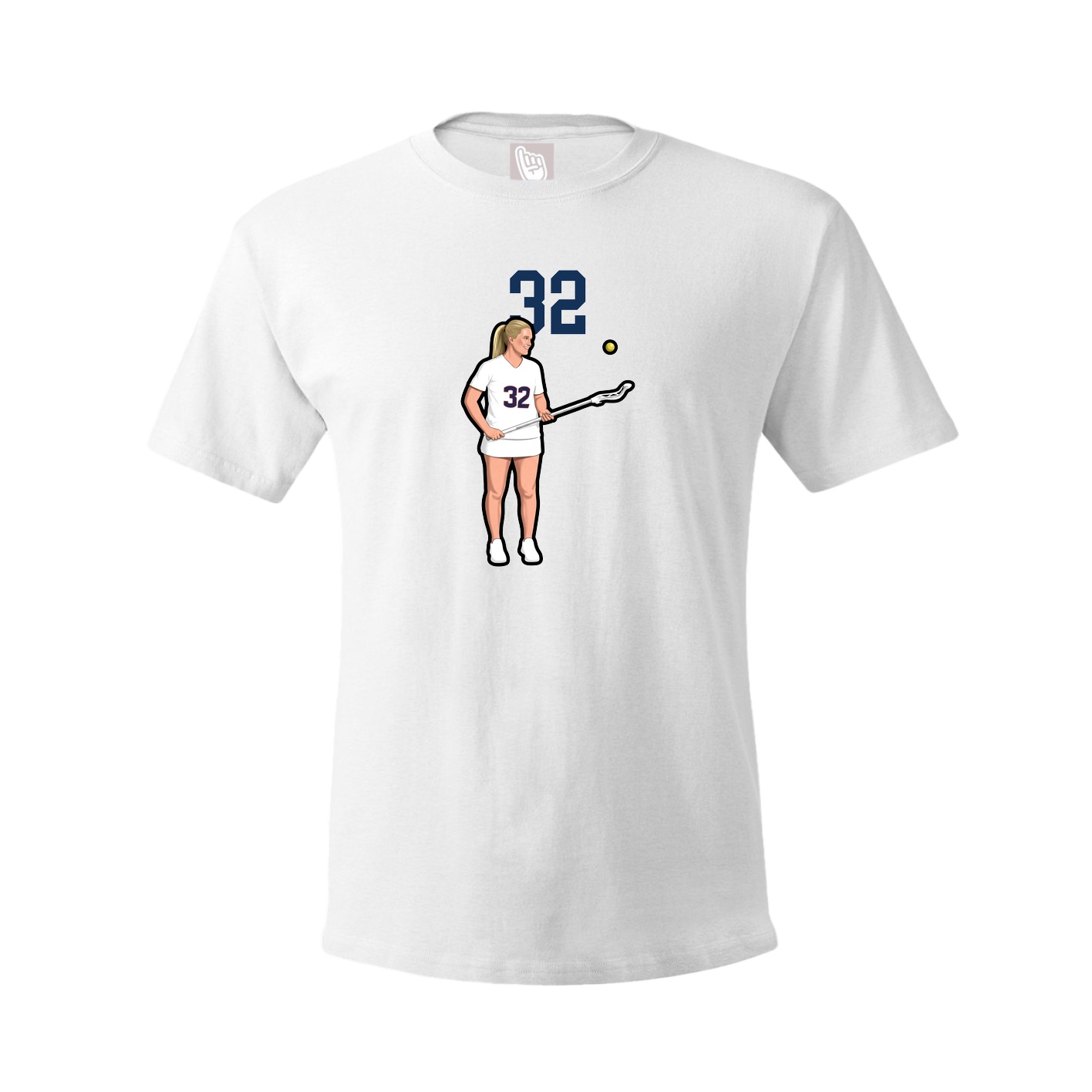 Tee — Number Top in White