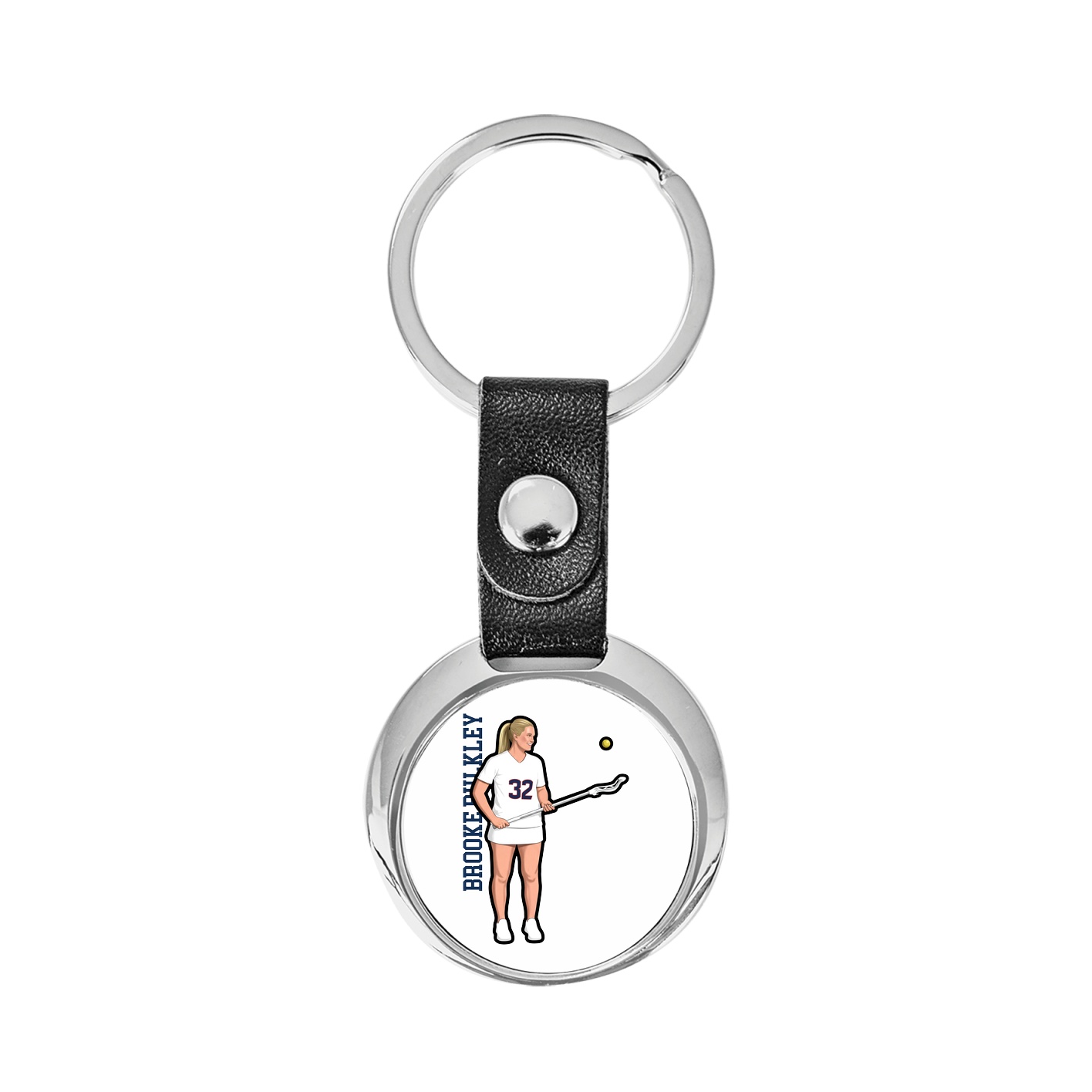 Key Chain — Name Vertical in Classic