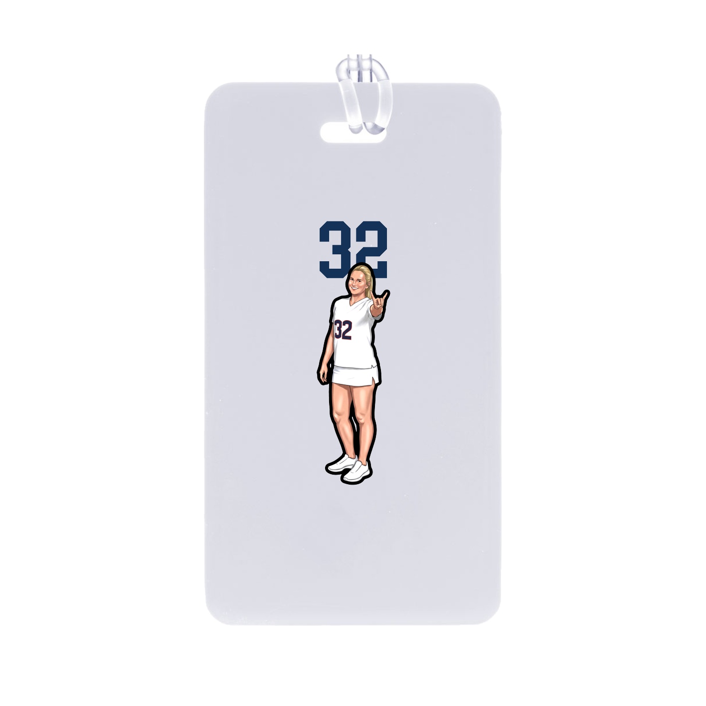 Bag Tag — Number Top in Classic