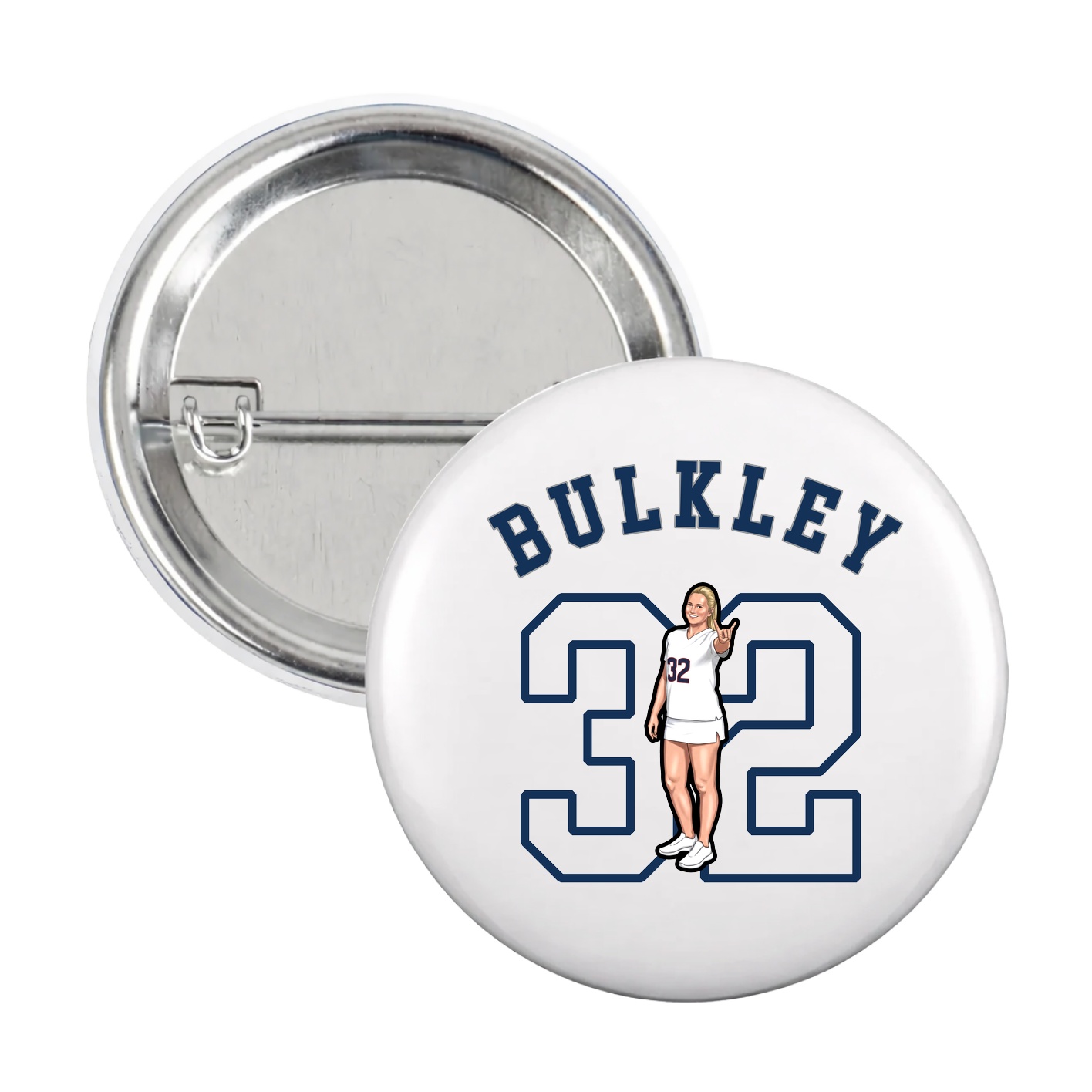Game Day Button — Shirsey Arch in White