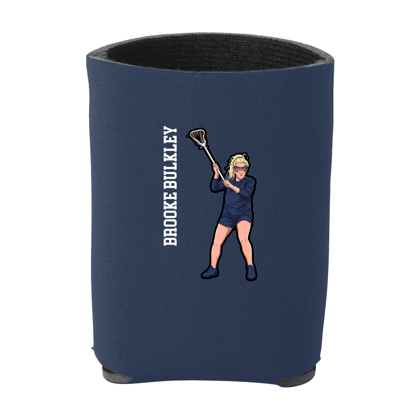Can Holder — Name Vertical in Navy
