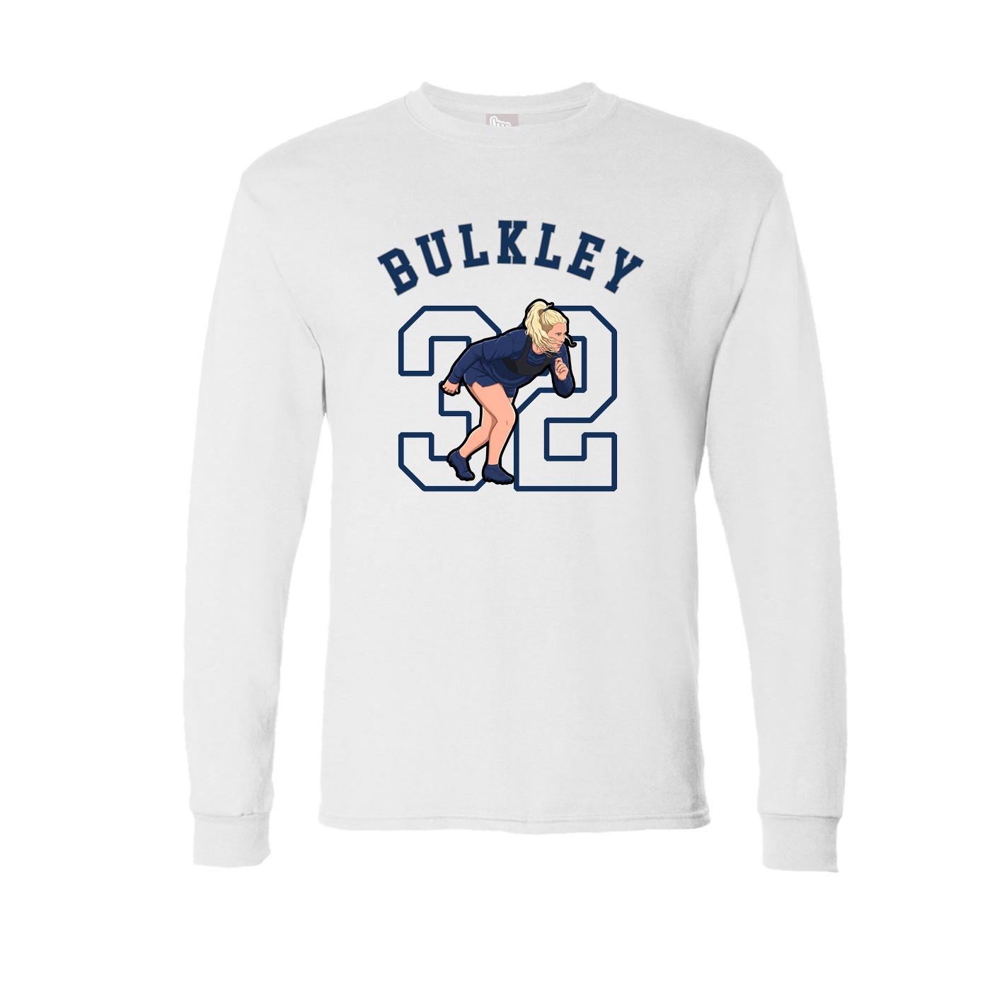 Long Sleeve Tee — Shirsey Arch in White
