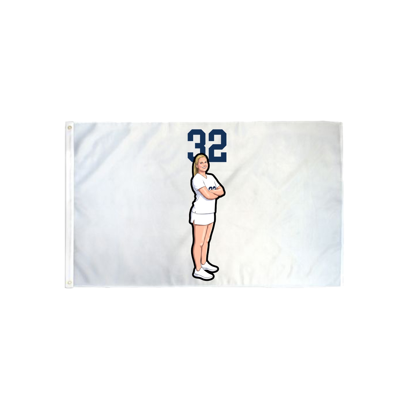 3x5 Flag — Number Top in Classic