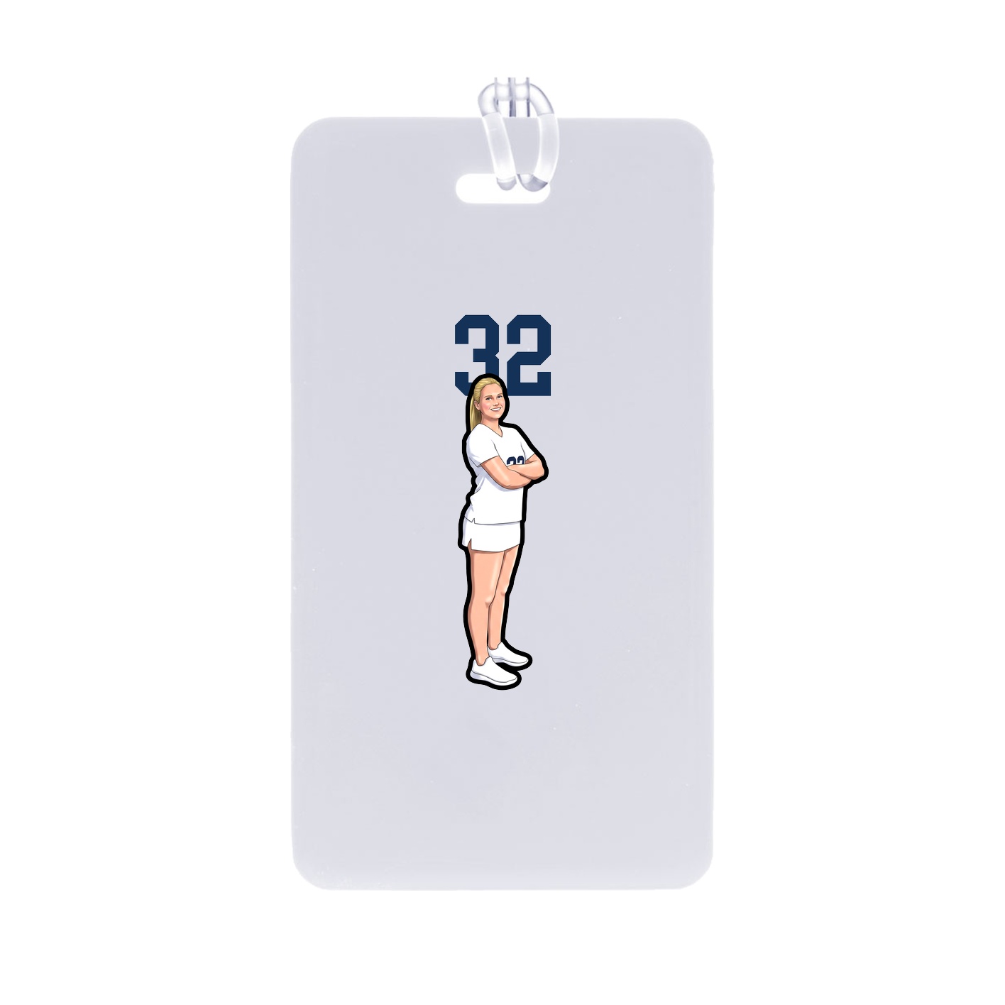 Bag Tag — Number Top in Classic