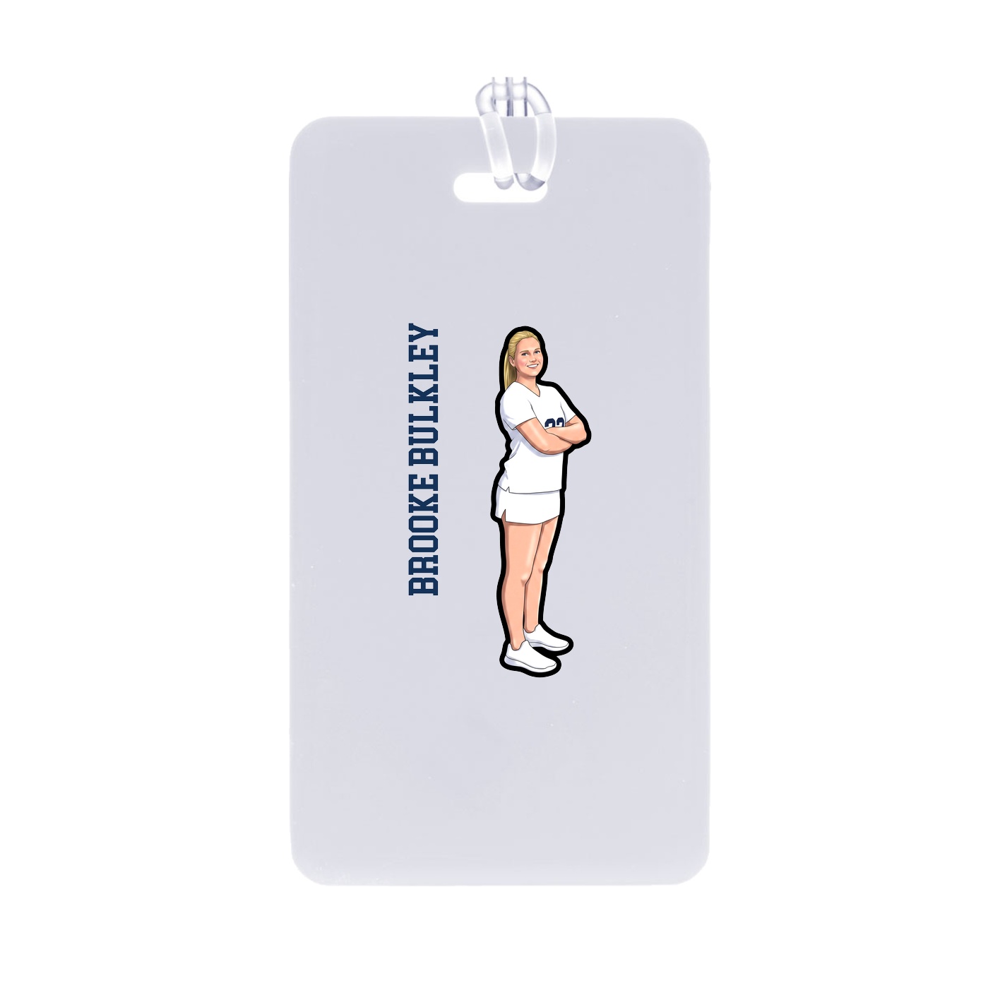 Bag Tag — Name Vertical in Classic