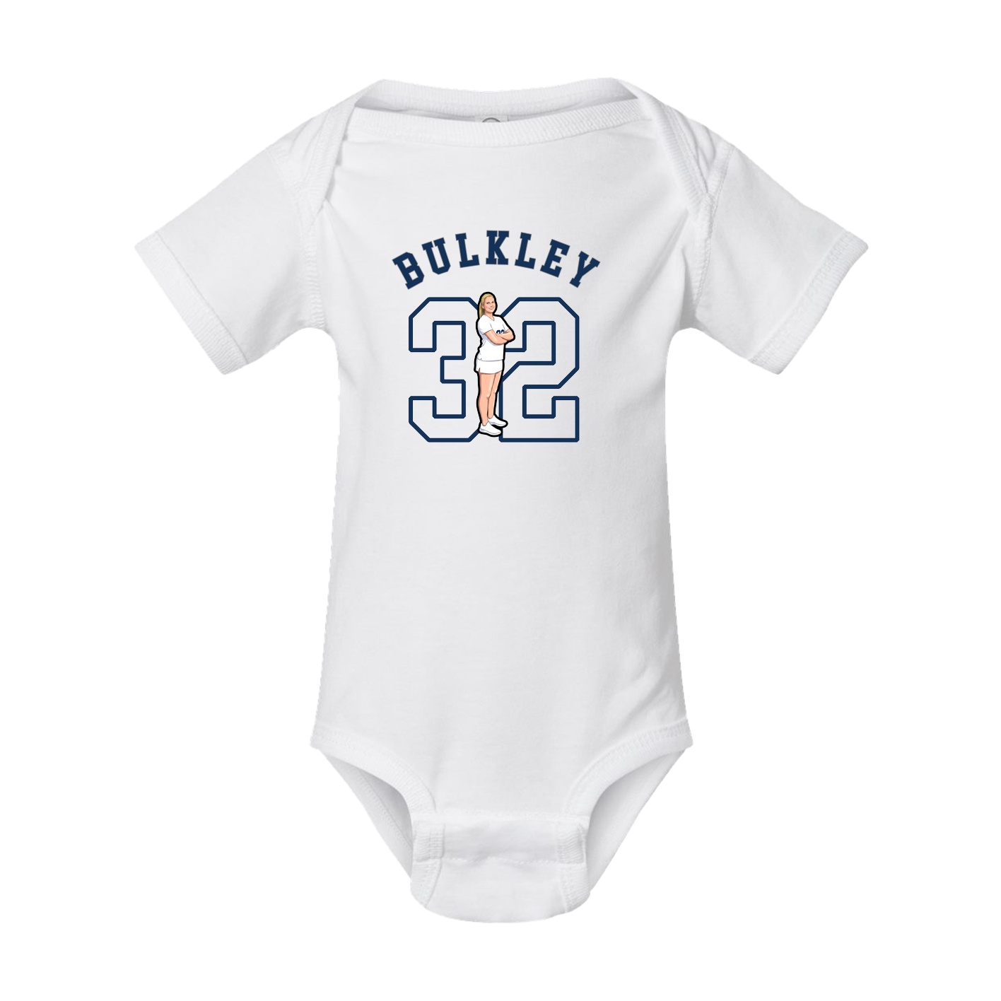 Baby Onesie — Shirsey Arch in White