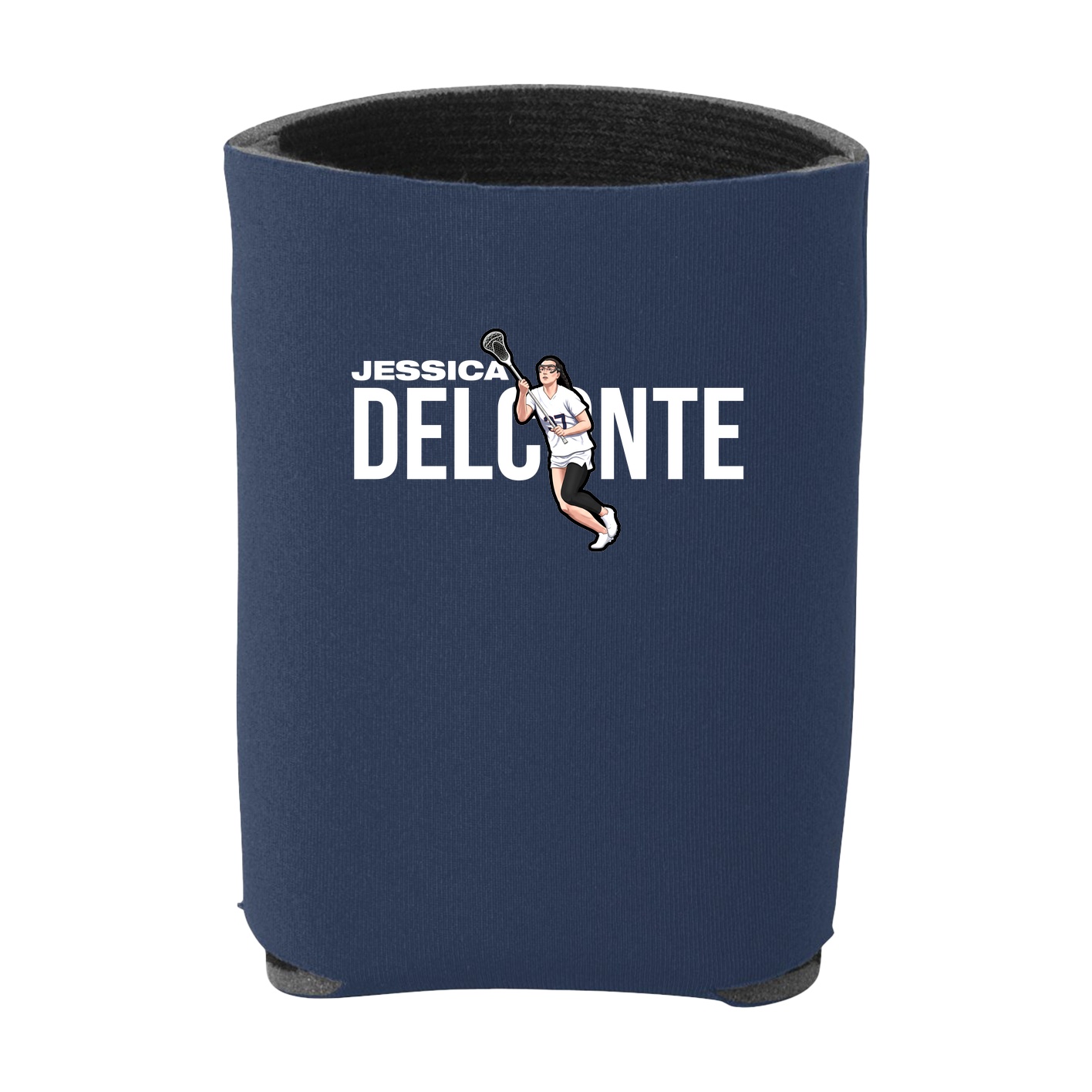 Can Holder — Player Name in Navy