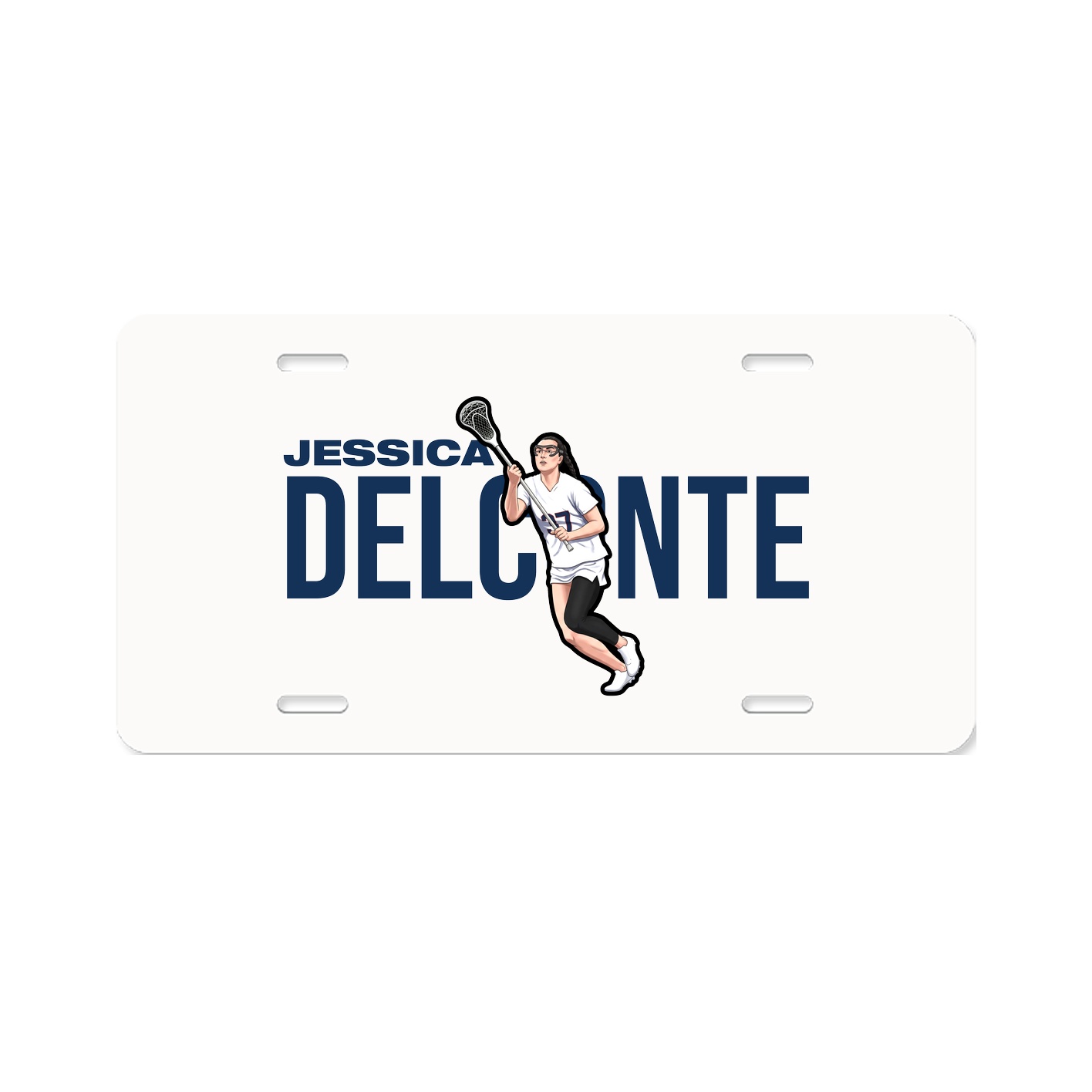 License Plate — Player Name in Classic