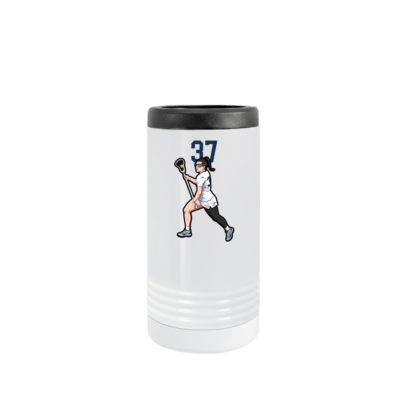 Slim Beverage Holder — Number Top in White