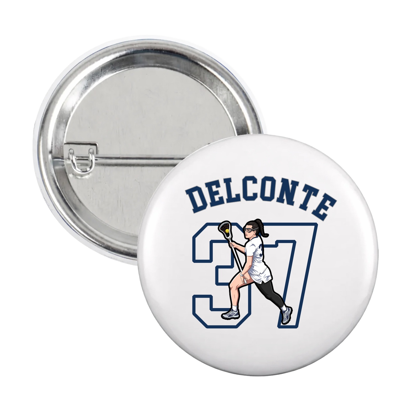 Game Day Button — Shirsey Arch in White