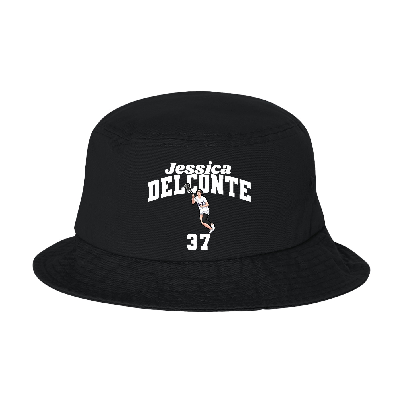 Bucket Cap — Signature Arch in Black