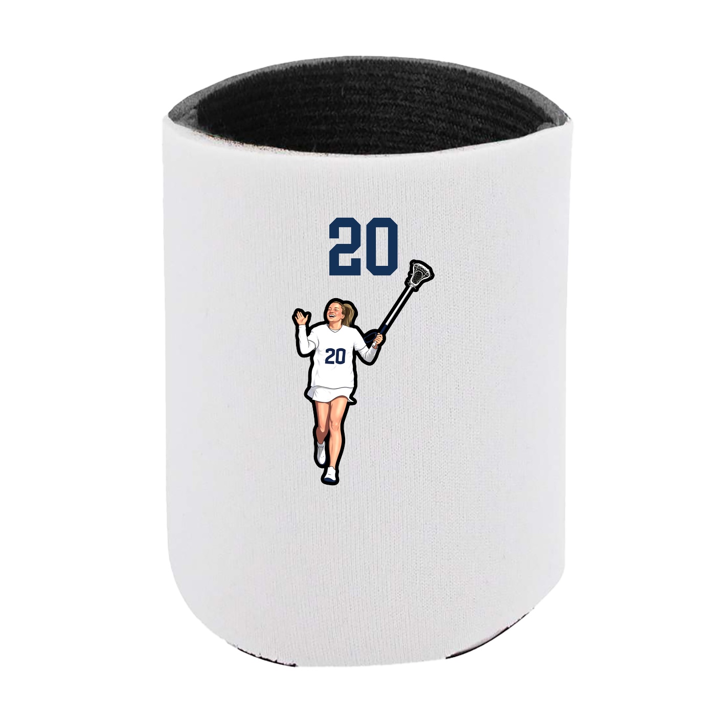 Can Holder — Number Top in White