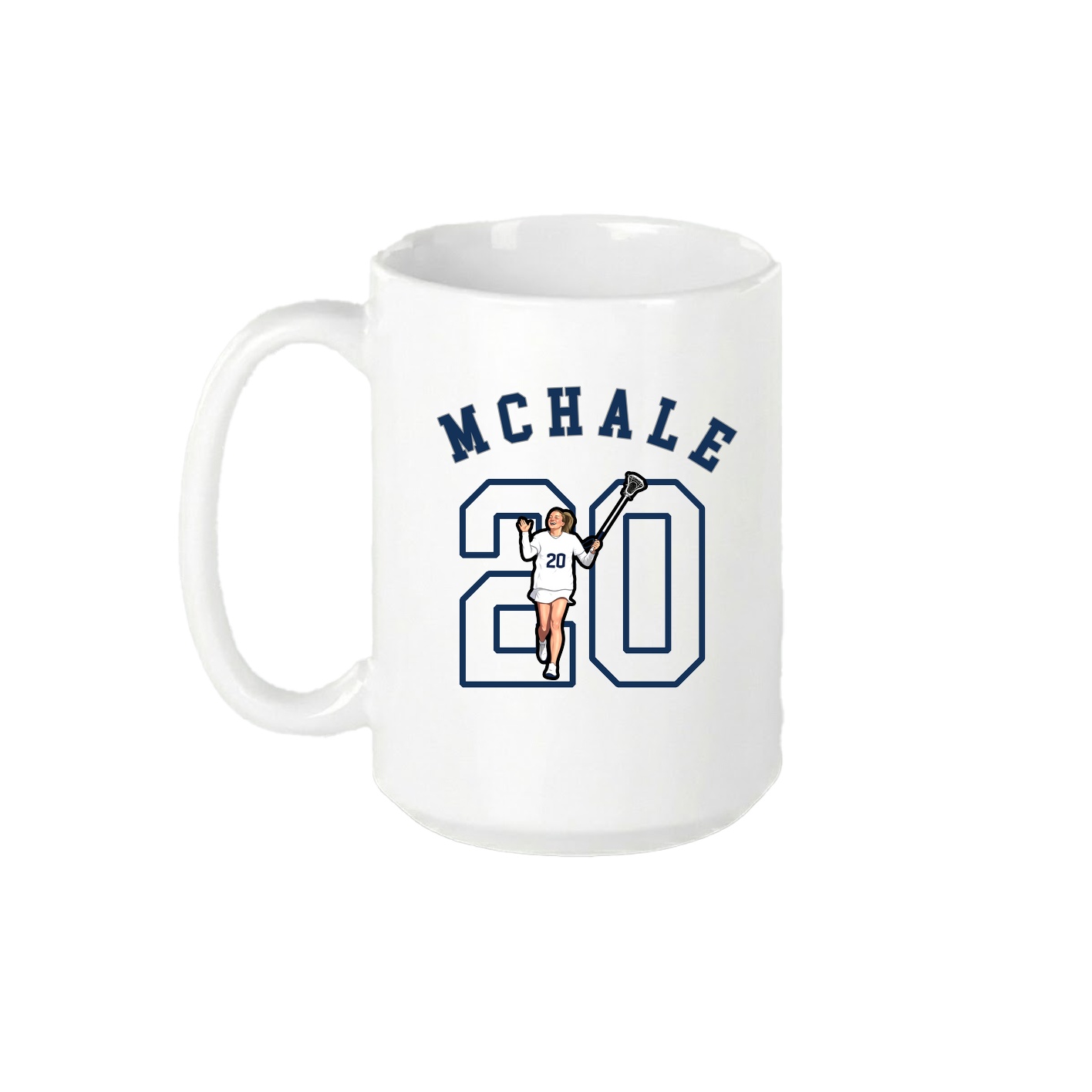 15oz Coffee Mug — Shirsey Arch in White