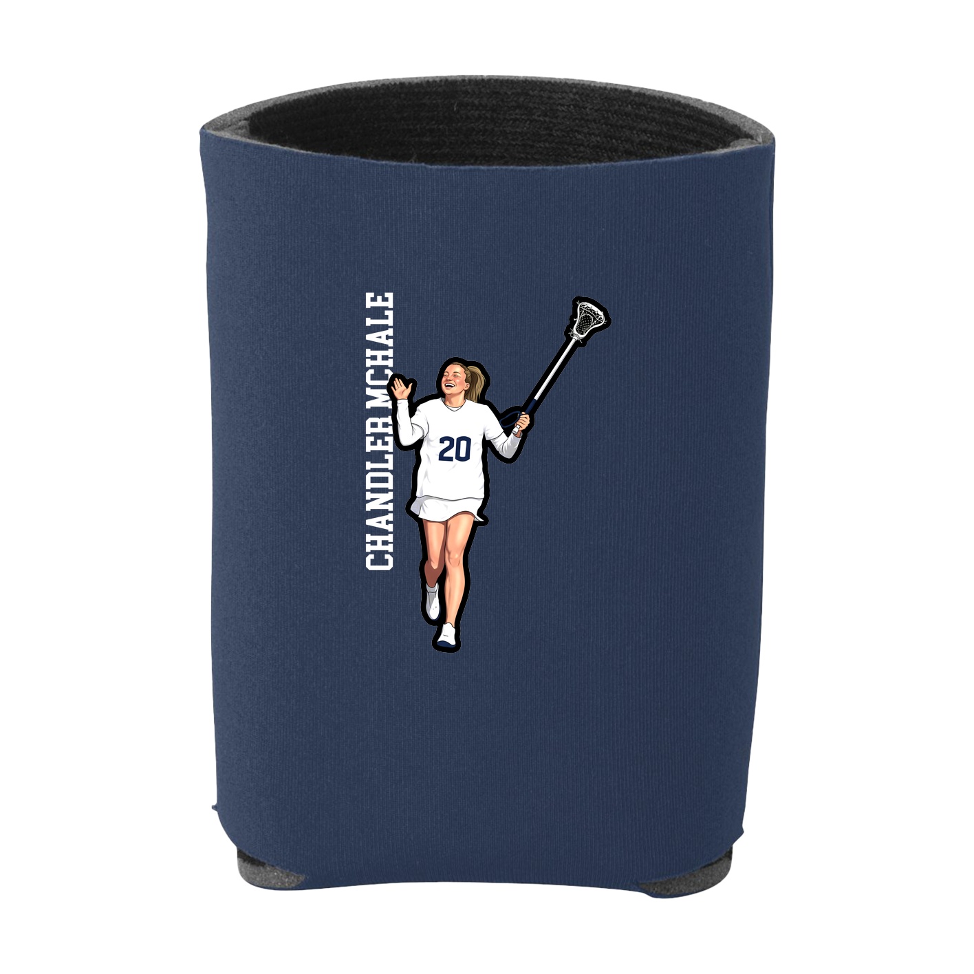 Can Holder — Name Vertical in Navy