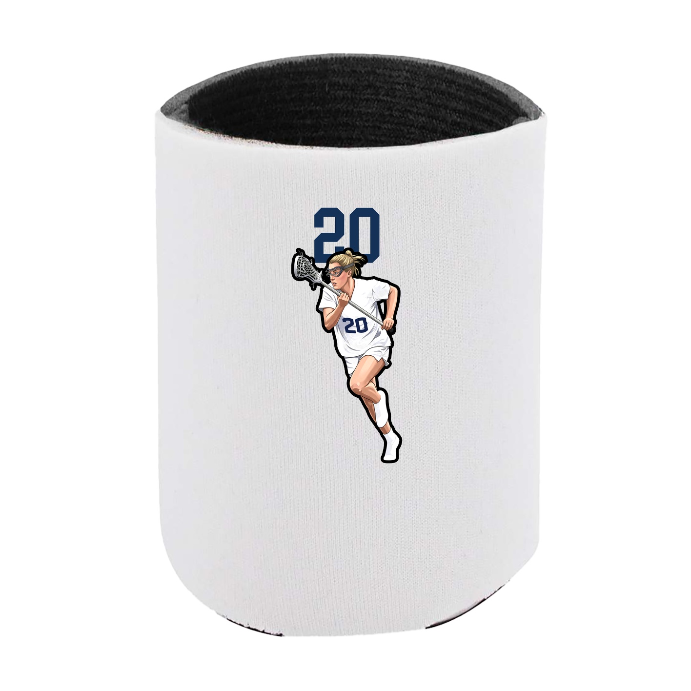 Can Holder — Number Top in White