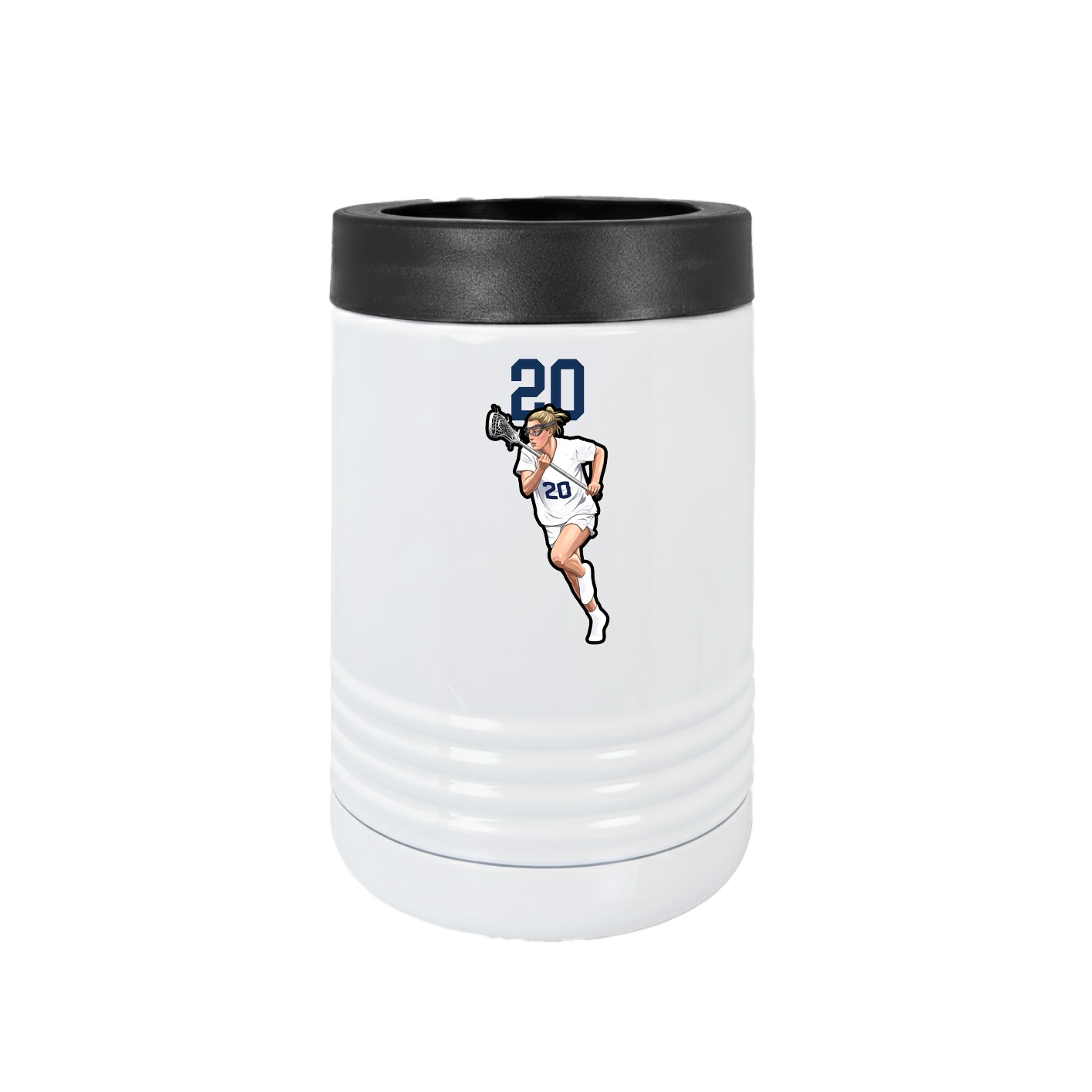 Beverage Holder — Number Top in White