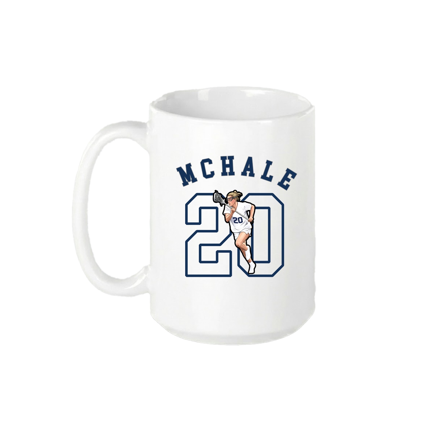 15oz Coffee Mug — Shirsey Arch in White
