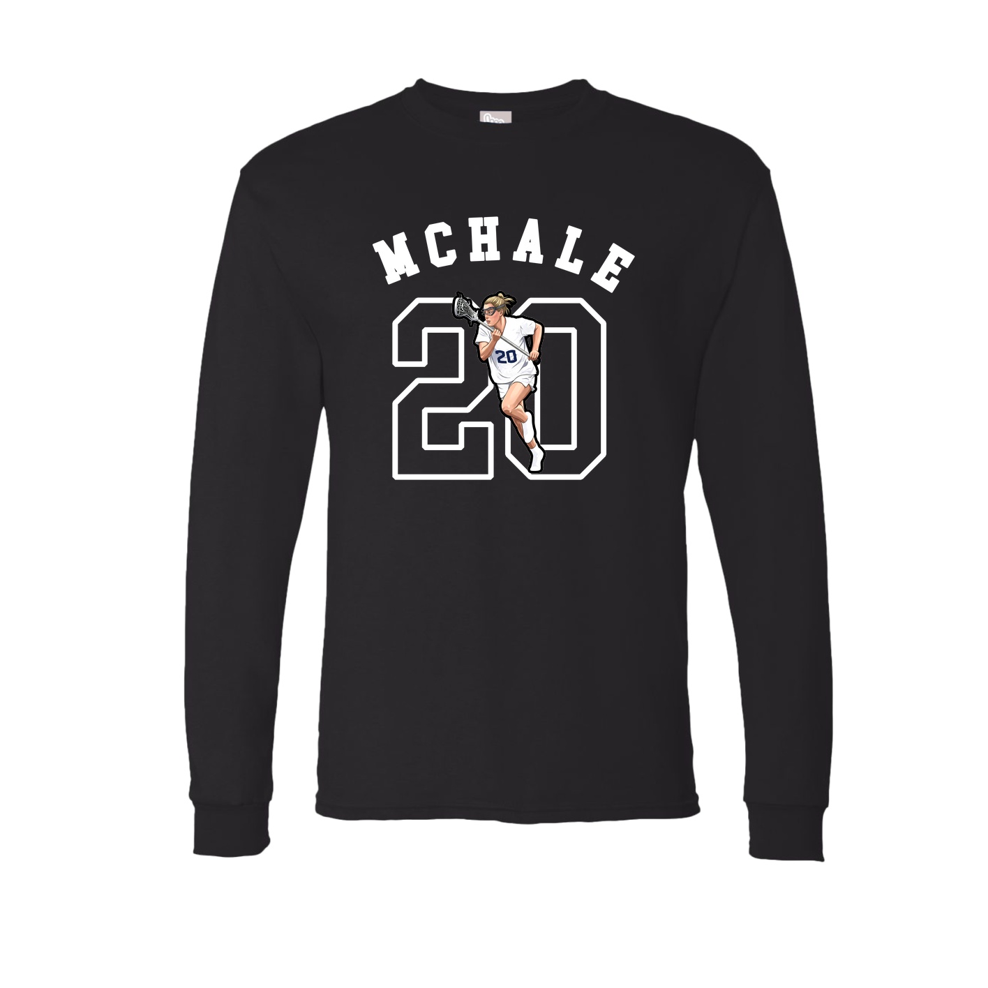 Long Sleeve Tee — Shirsey Arch in Black