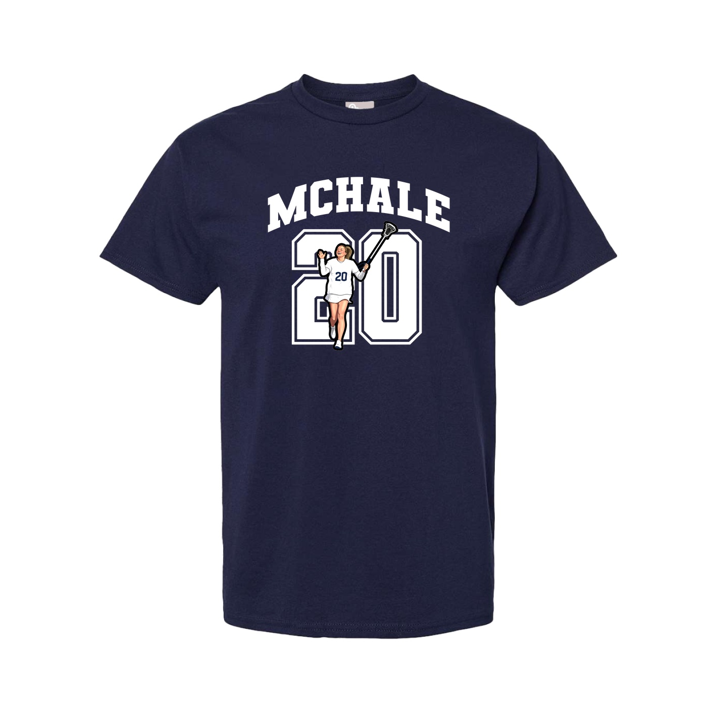 Tee — Number in Navy