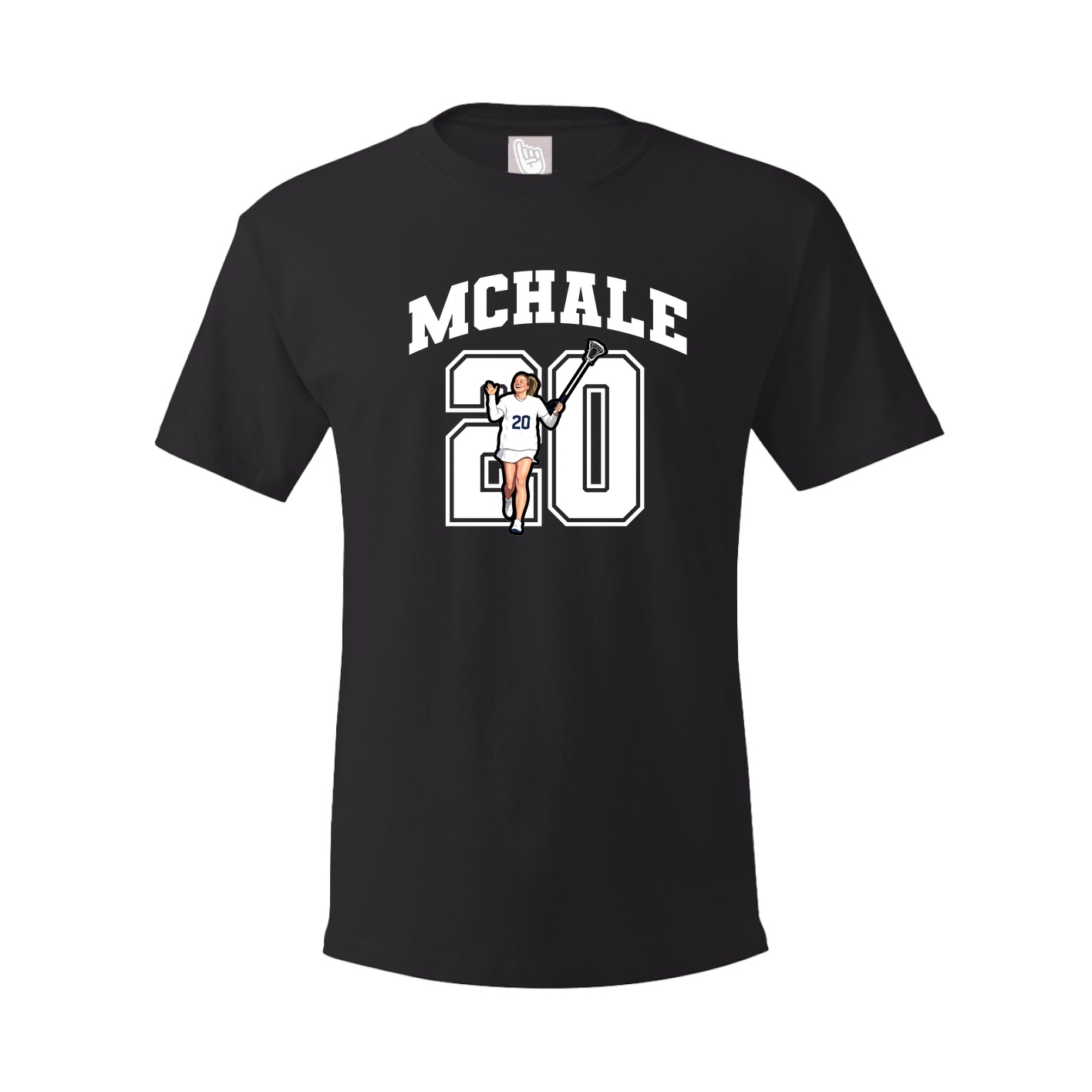 Youth Tee — Number in Black