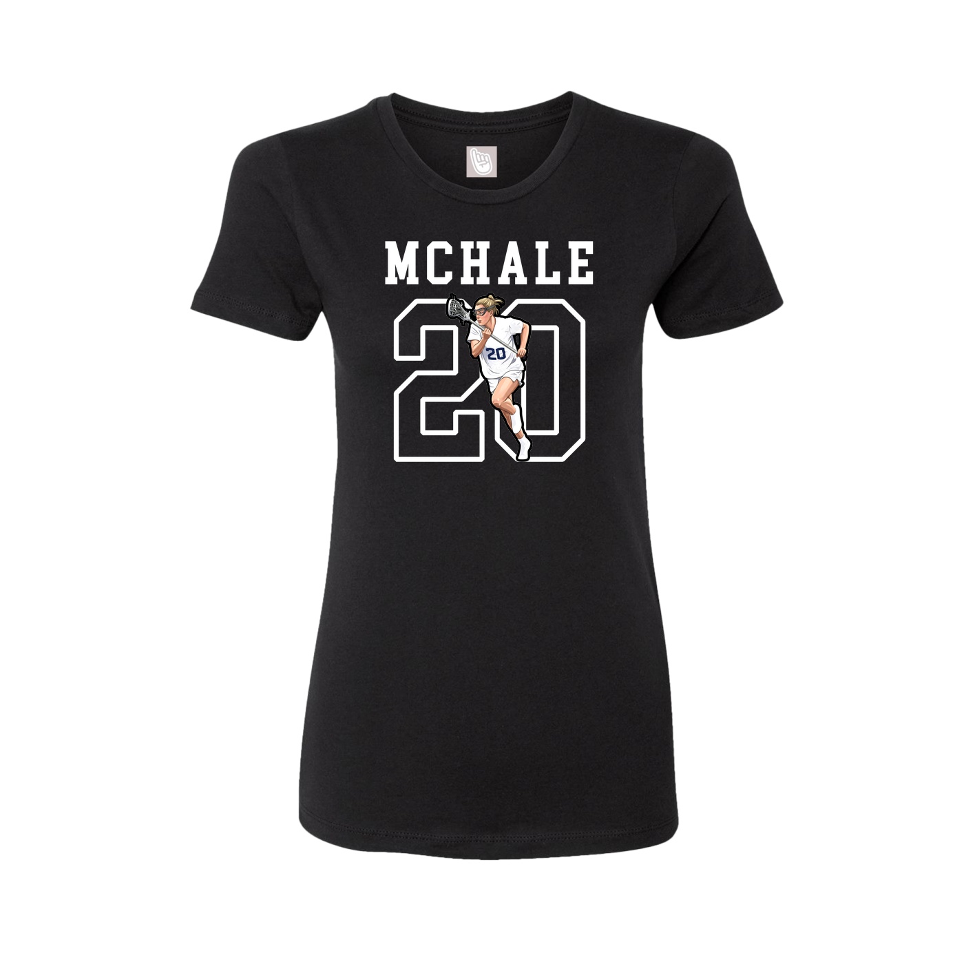 Fitted Women's Tee — Shirsey in Black