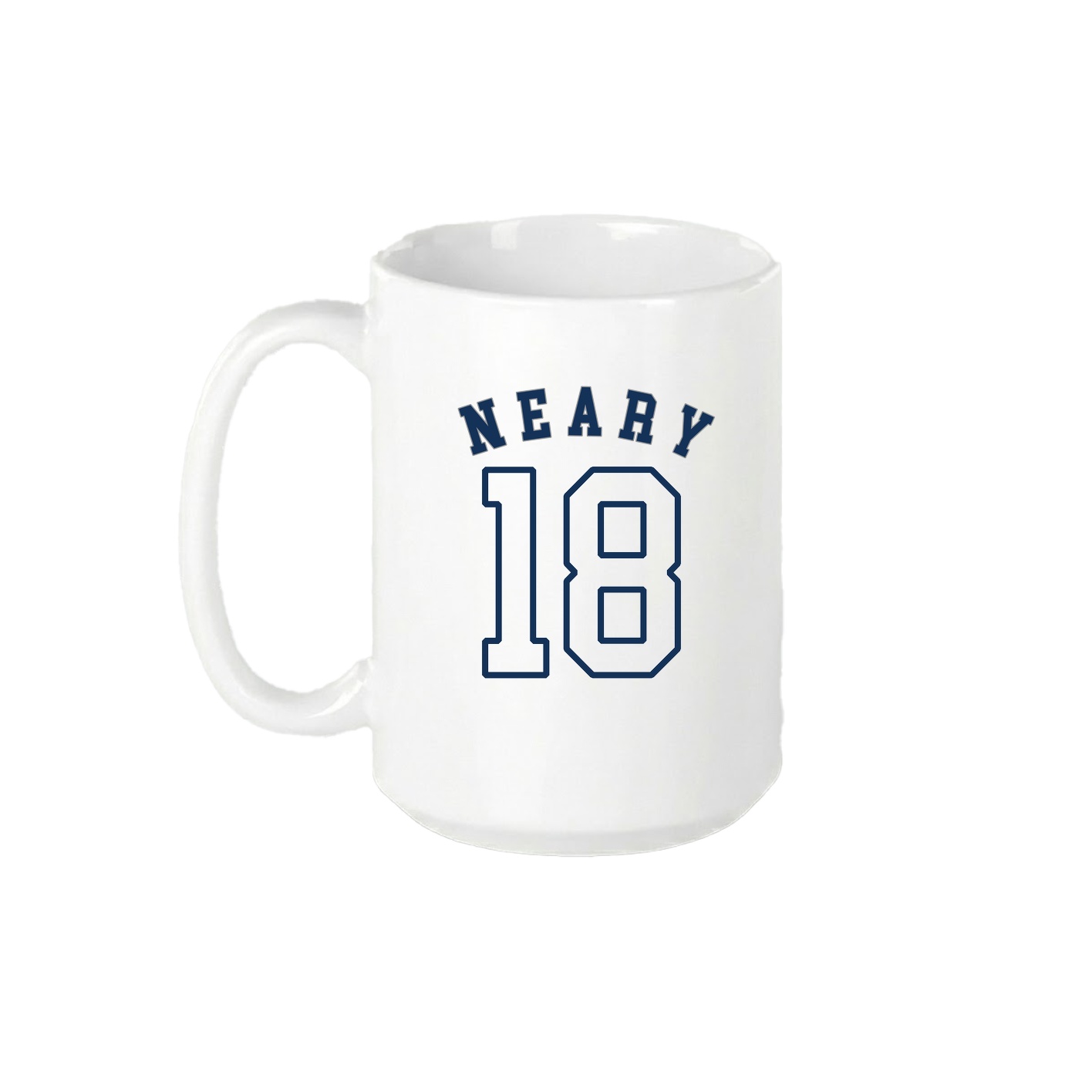 15oz Coffee Mug — Shirsey Arch in White