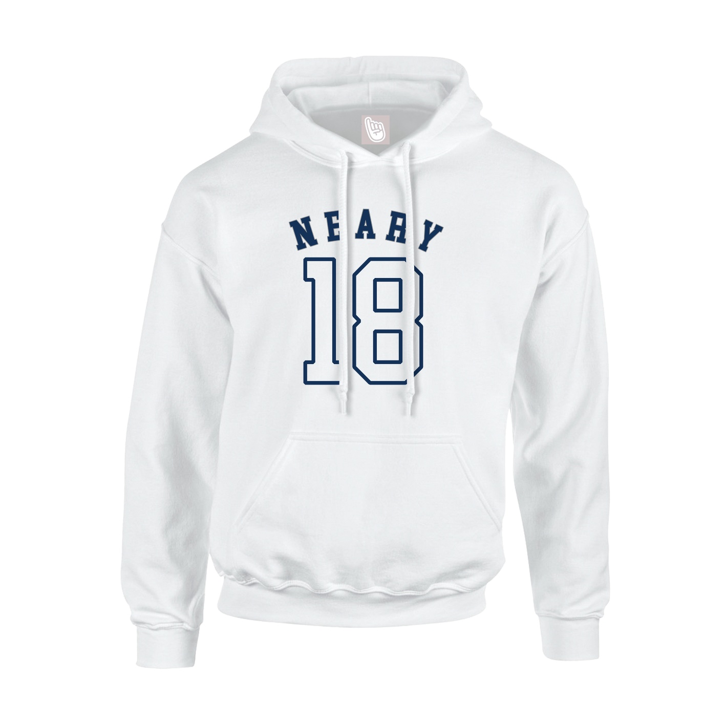Hoodie — Shirsey Arch in White