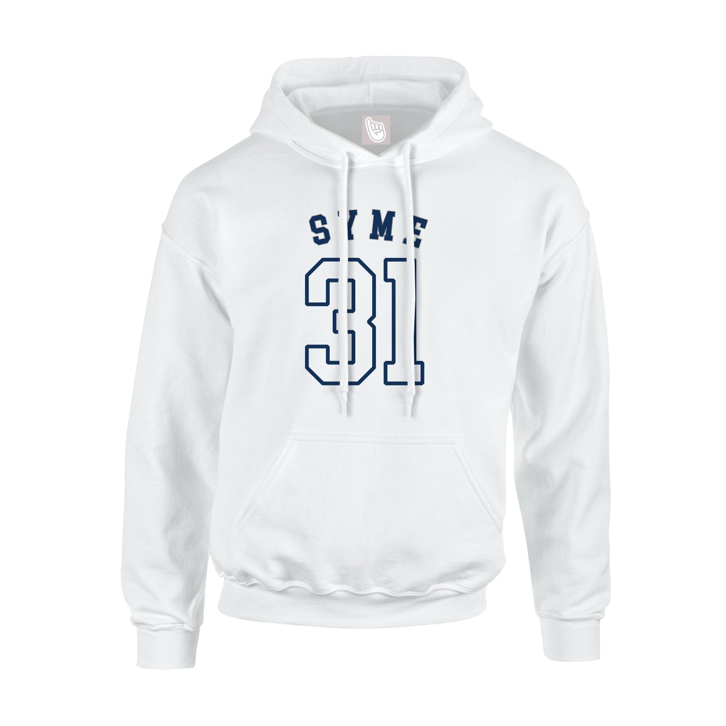 Hoodie — Shirsey Arch in White