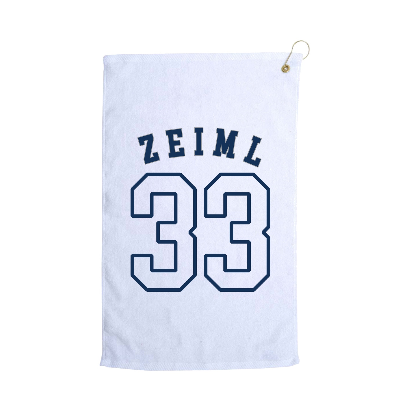 Golf Towel — Shirsey Arch in White