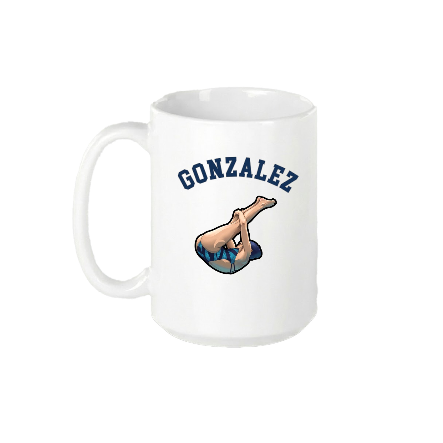 15oz Coffee Mug — Shirsey Arch in White