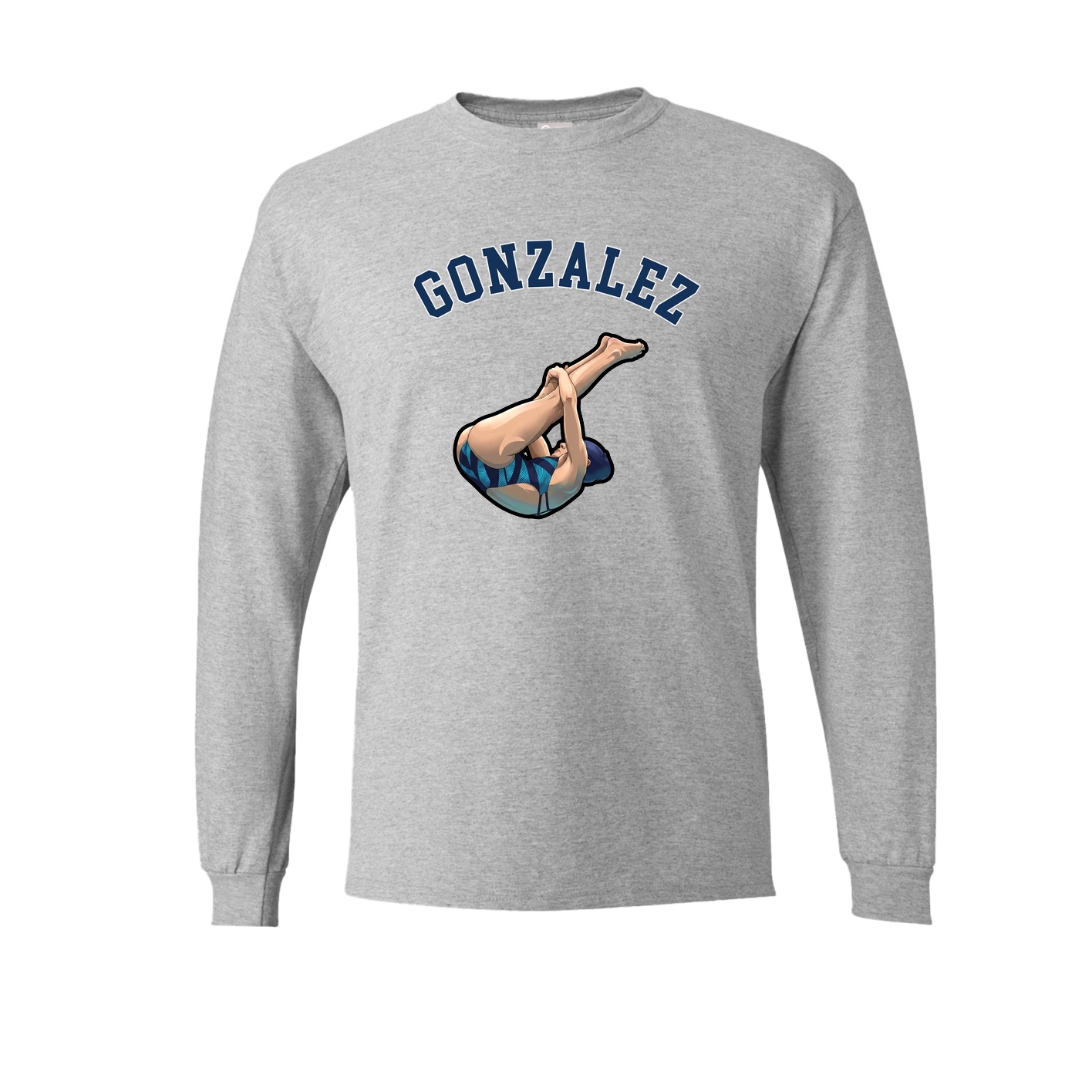 Long Sleeve Tee — Shirsey Arch in Grey