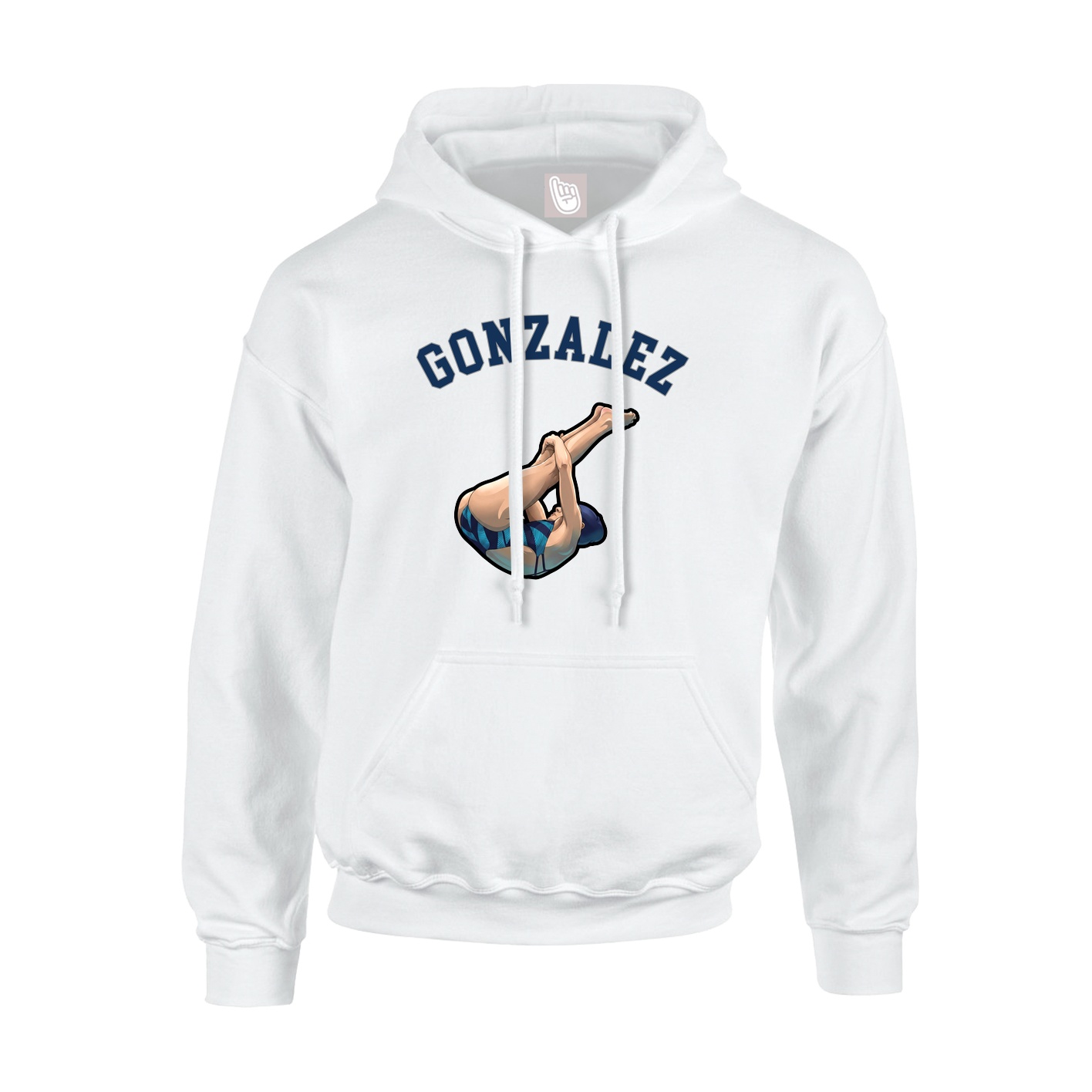 Youth Hoodie — Shirsey Arch in White