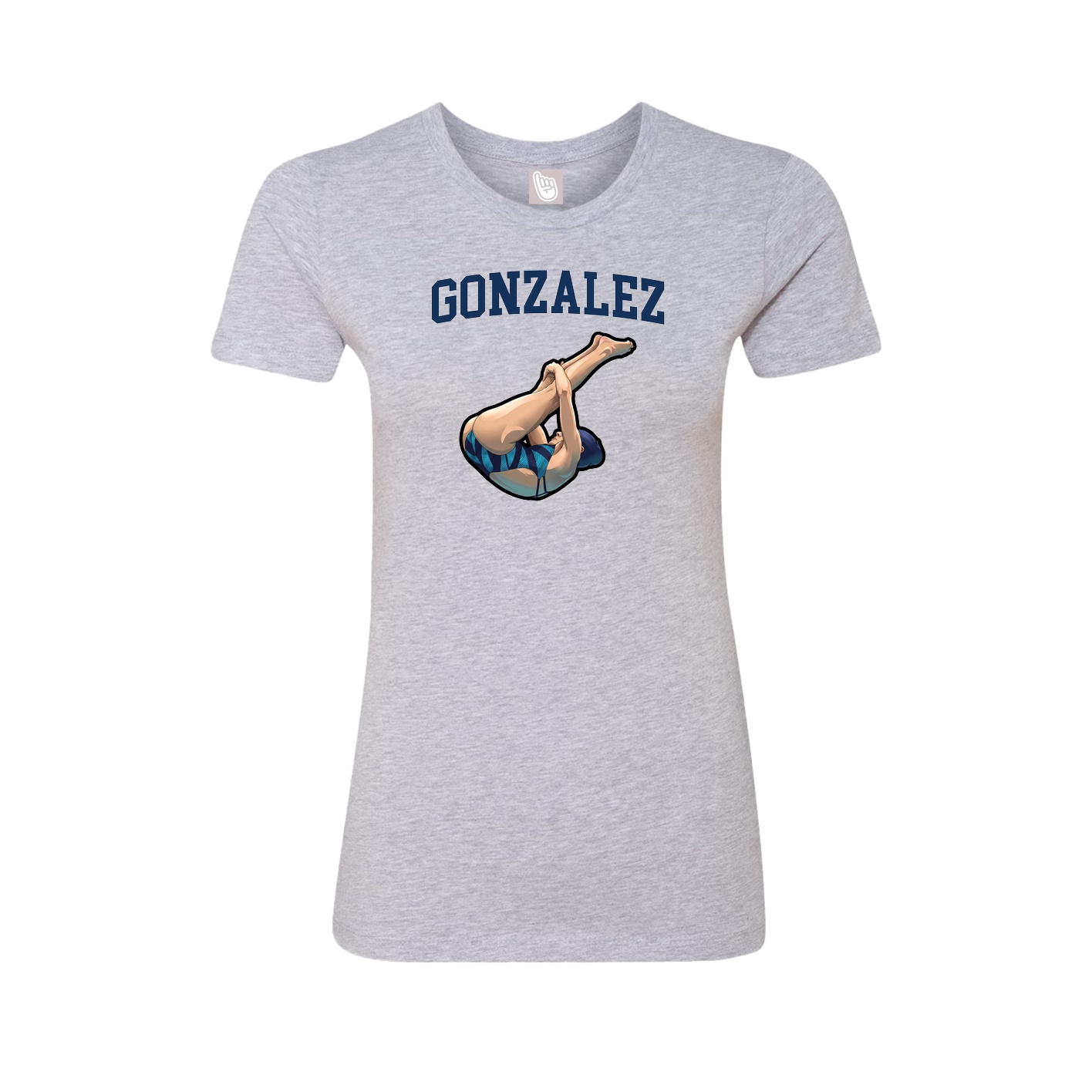 Fitted Women's Tee — Shirsey in Grey