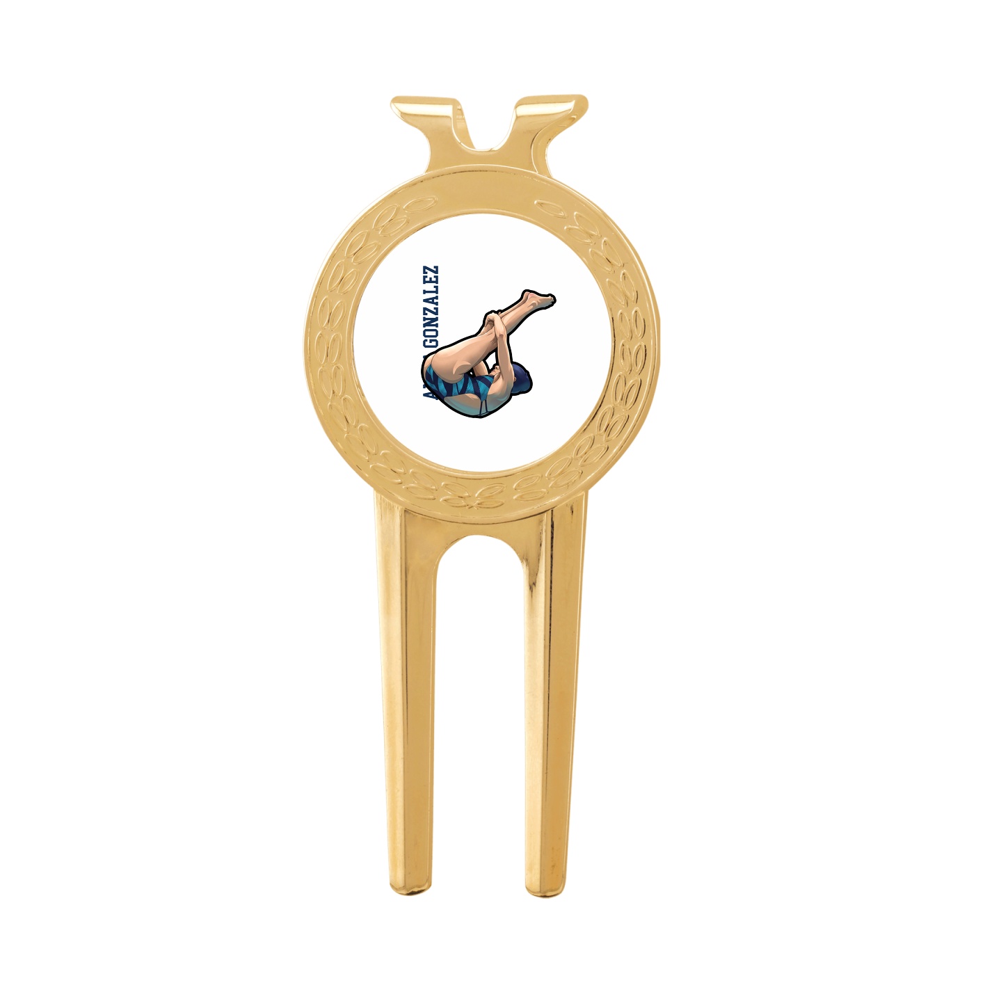 Divot Tool with Ball Marker — Name Vertical in Classic