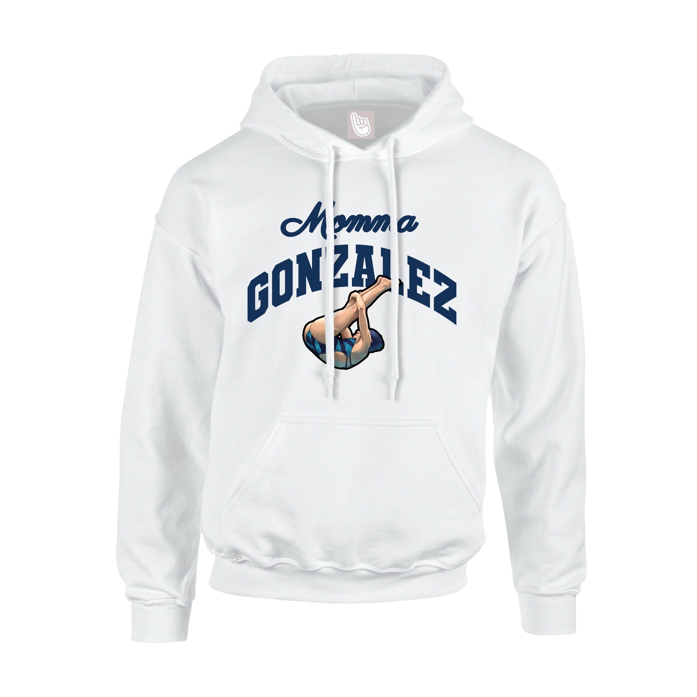 Youth Hoodie — Mothers Day Arch in White
