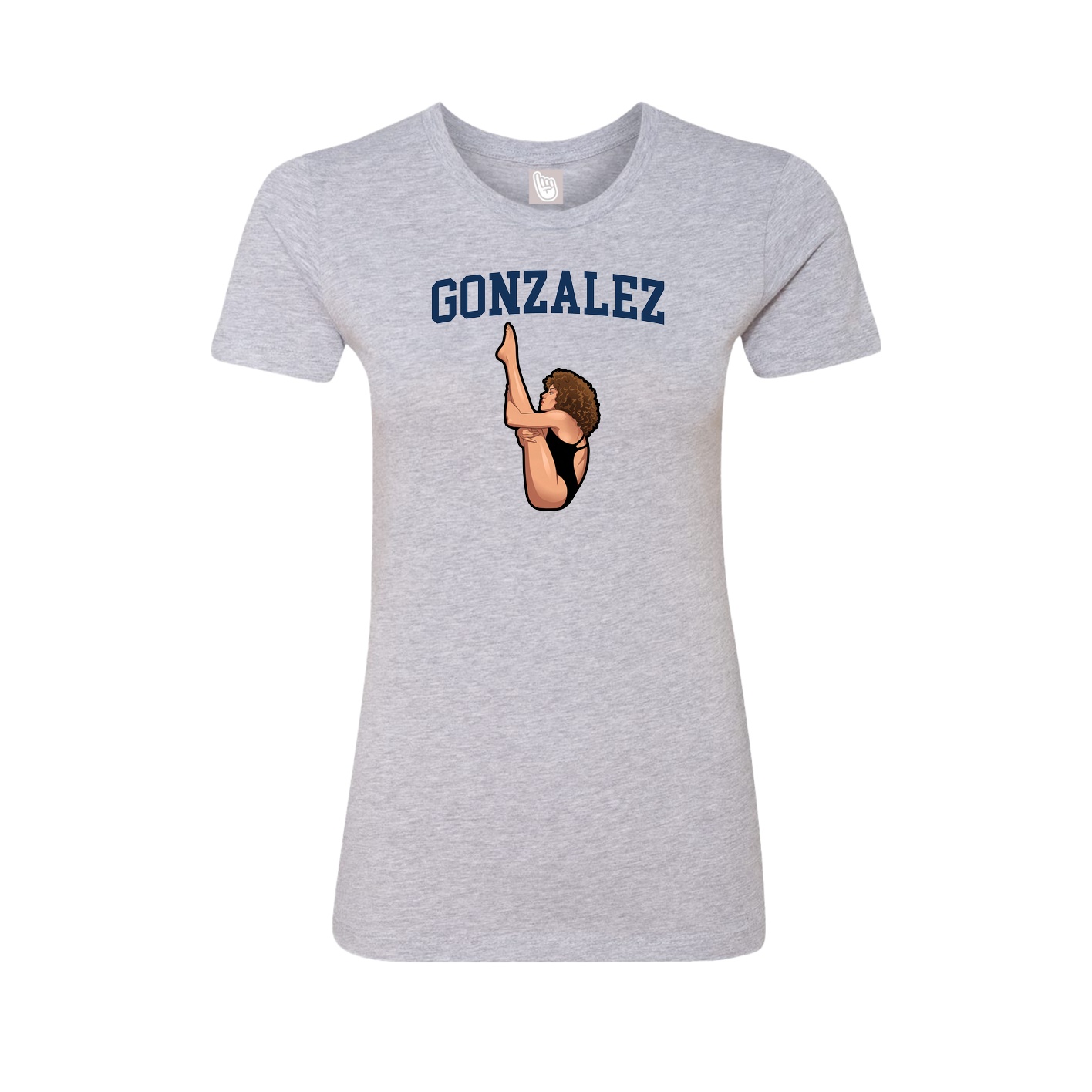 Fitted Women's Tee — Shirsey in Grey