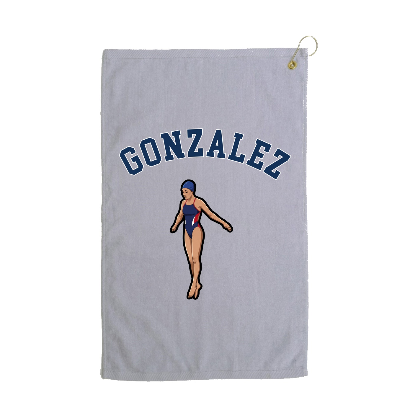 Golf Towel — Shirsey Arch in Grey