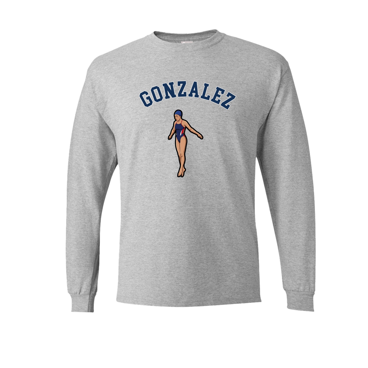 Long Sleeve Tee — Shirsey Arch in Grey