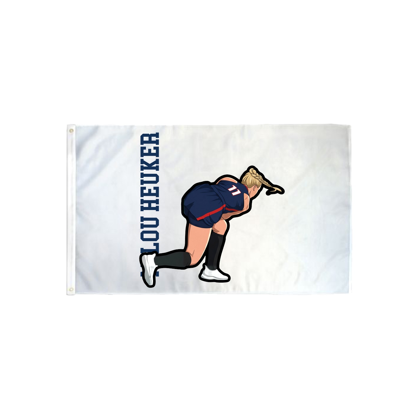 3x5 Flag — Name Vertical in Classic