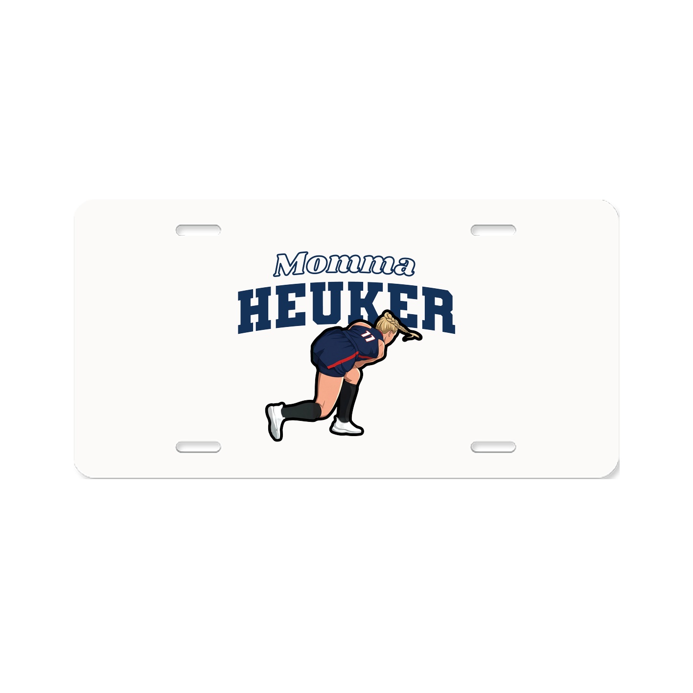 License Plate — Mothers Day Block in Classic