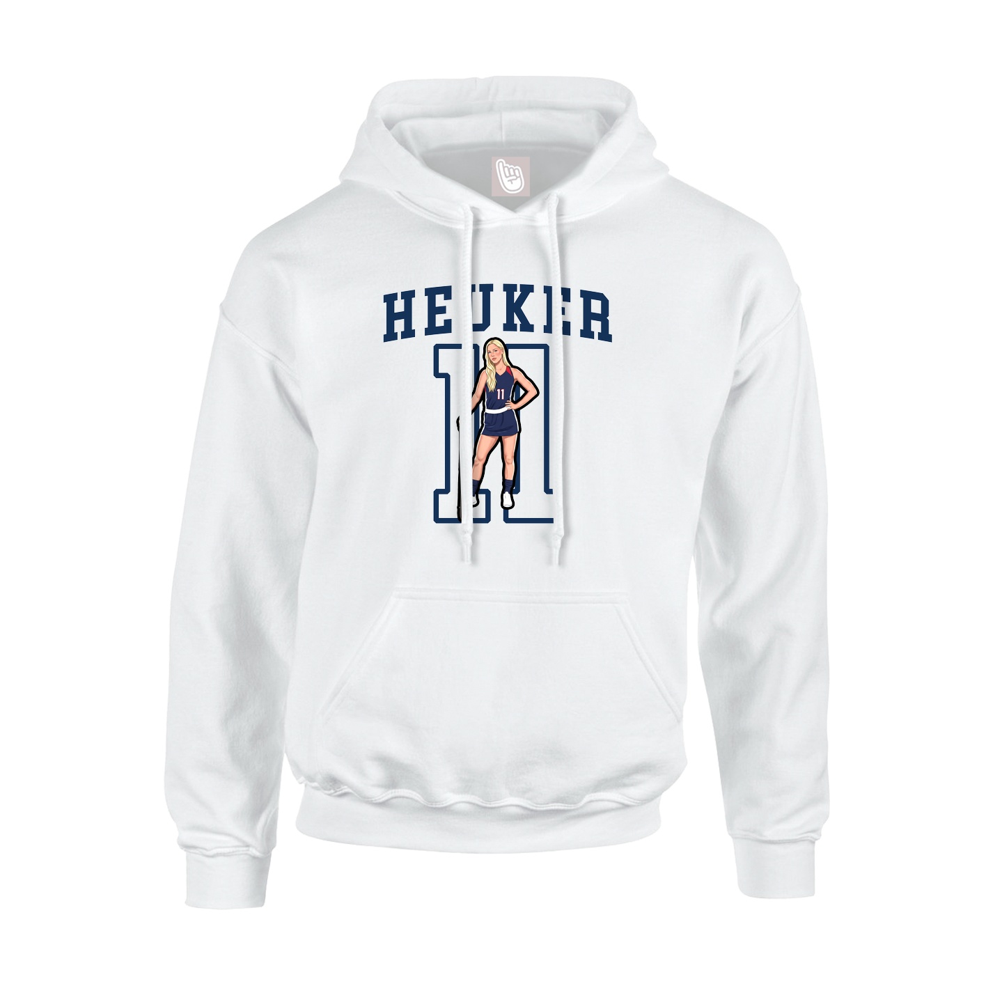 Hoodie — Shirsey in White