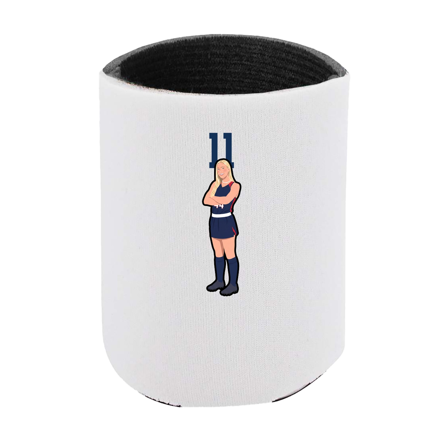 Can Holder — Number Top in White