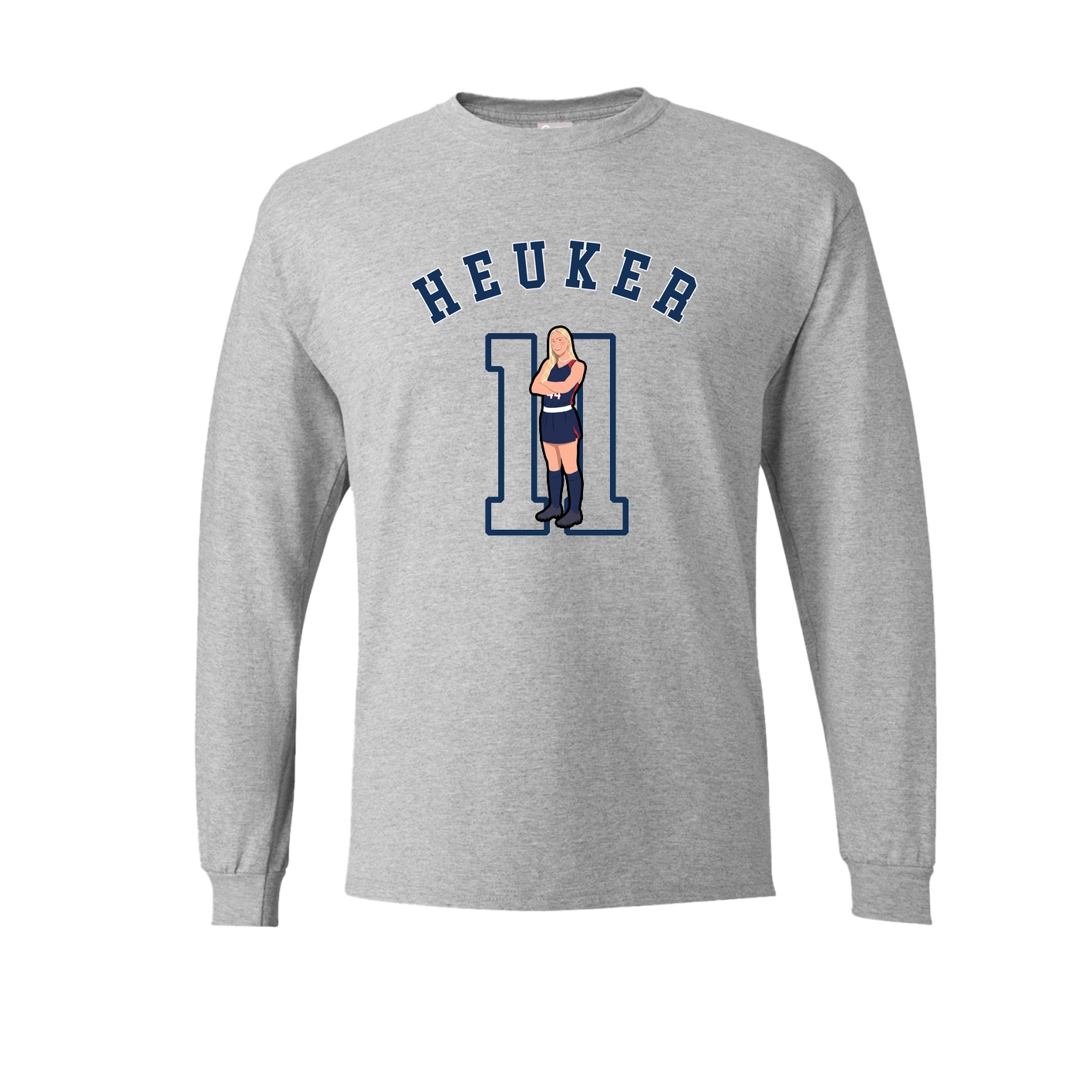Long Sleeve Tee — Shirsey Arch in Grey