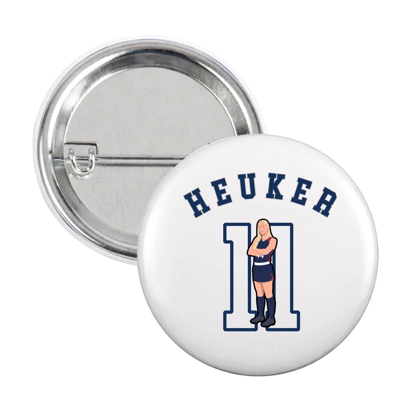 Game Day Button — Shirsey Arch in White